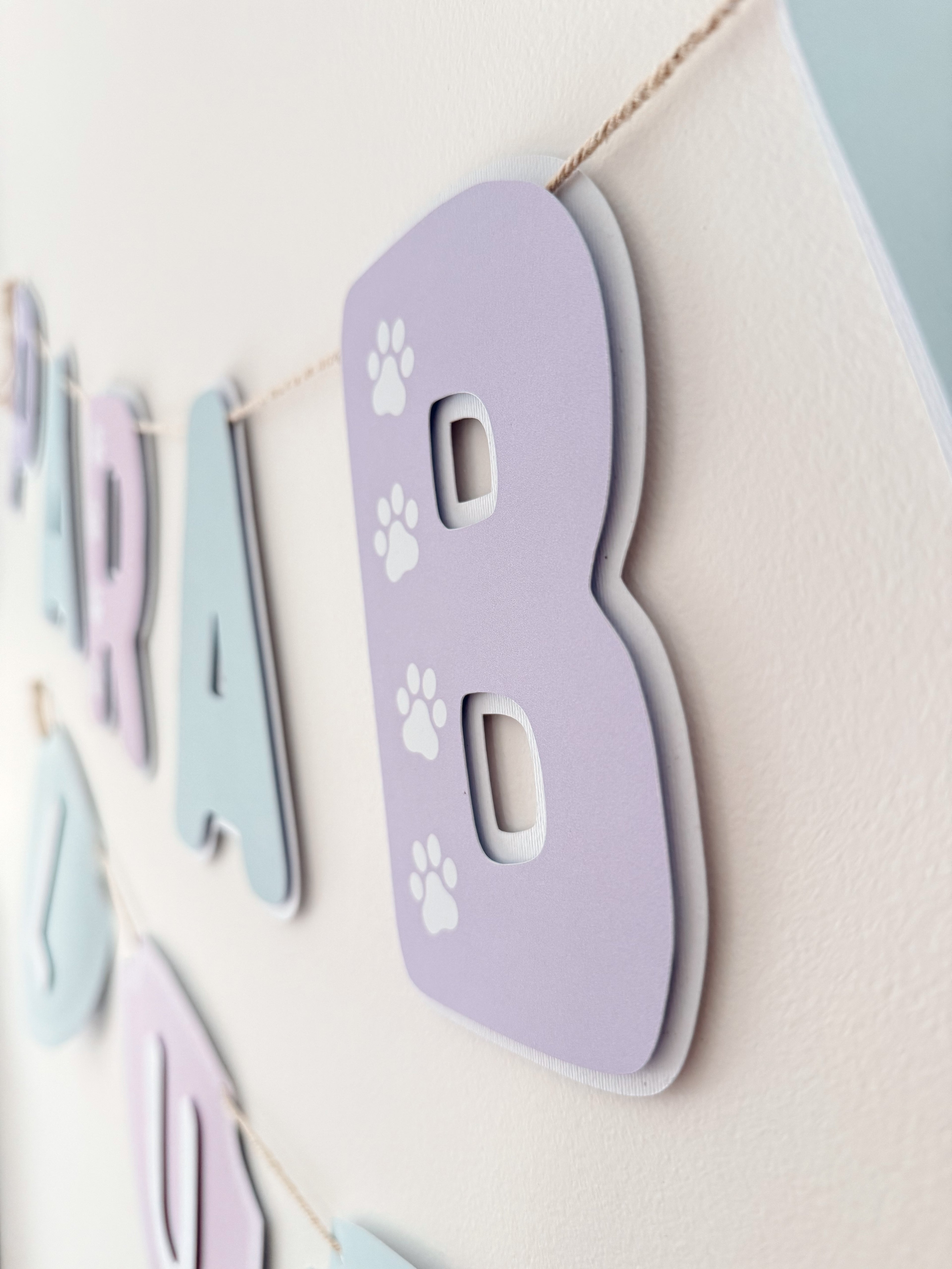 Patas em ação | bandeirola parabéns