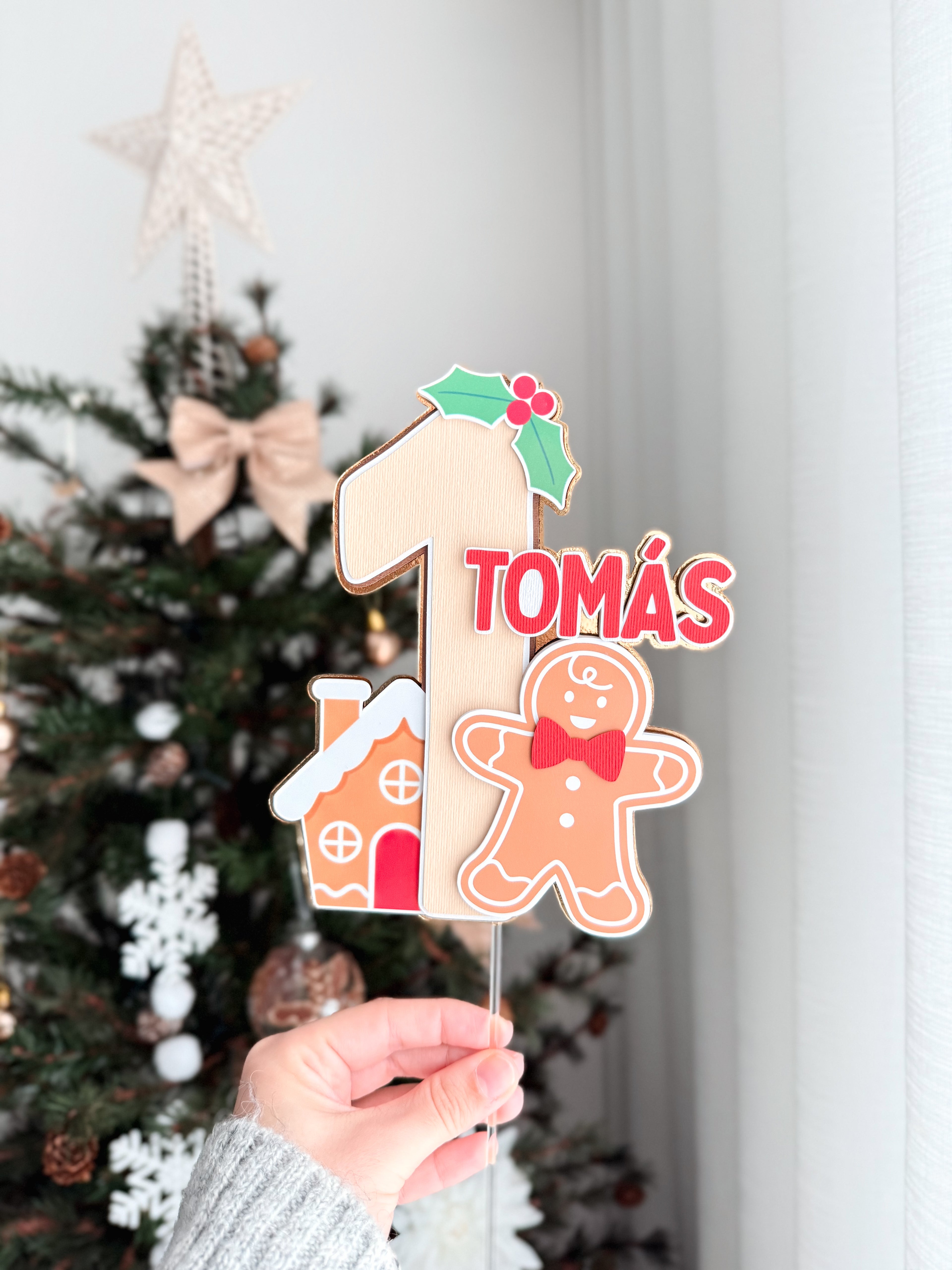 Gingerbread | topo de bolo premium
