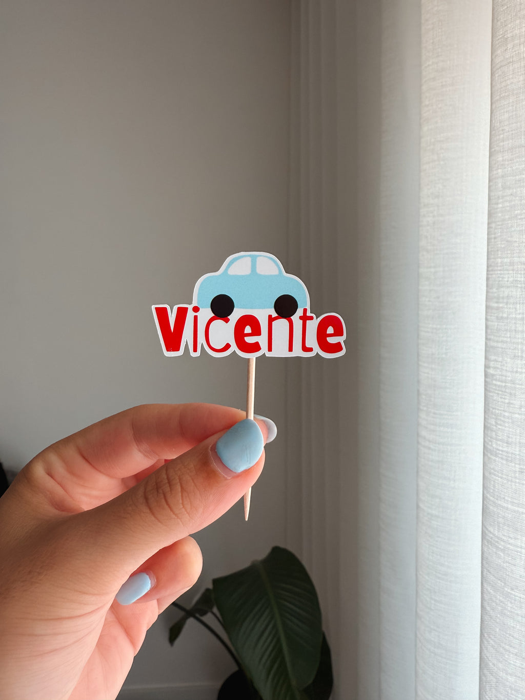 Carros | Mini toppers tema