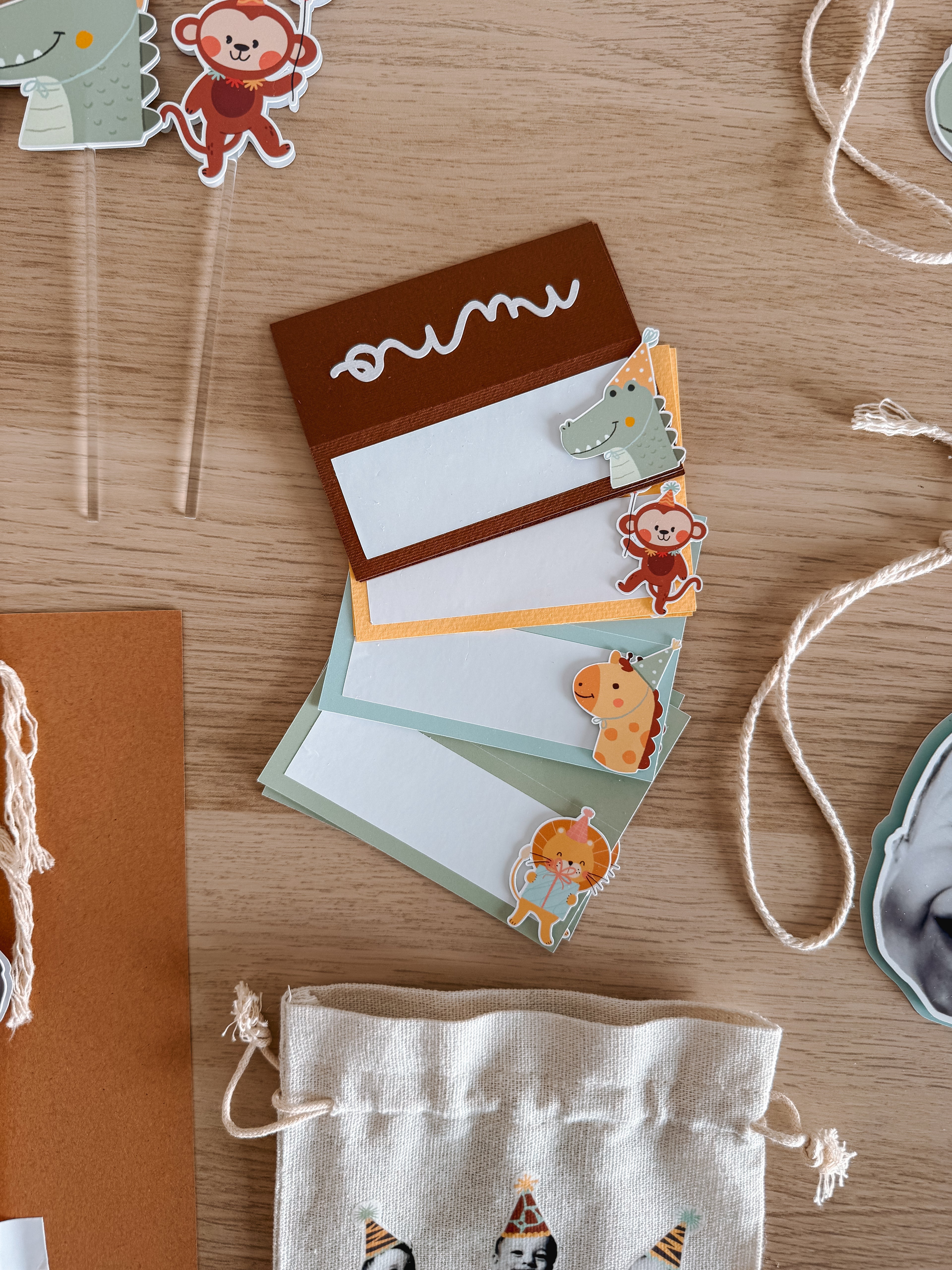 Animais em festa | Placas identificadoras