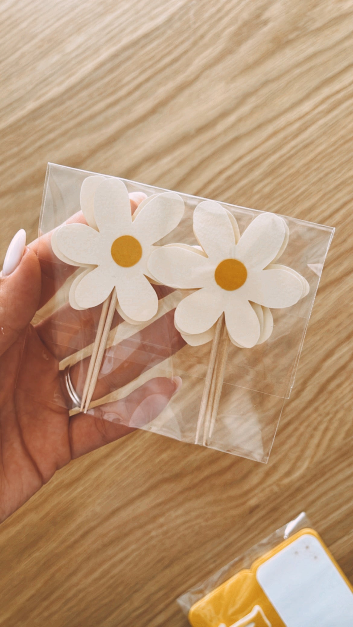 Margaridas | Mini toppers tema