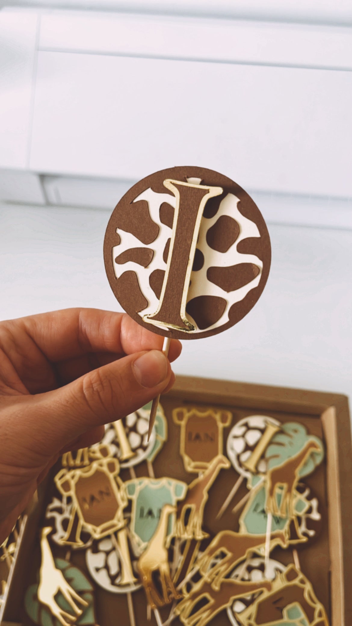 Animal print | Mini toppers tema