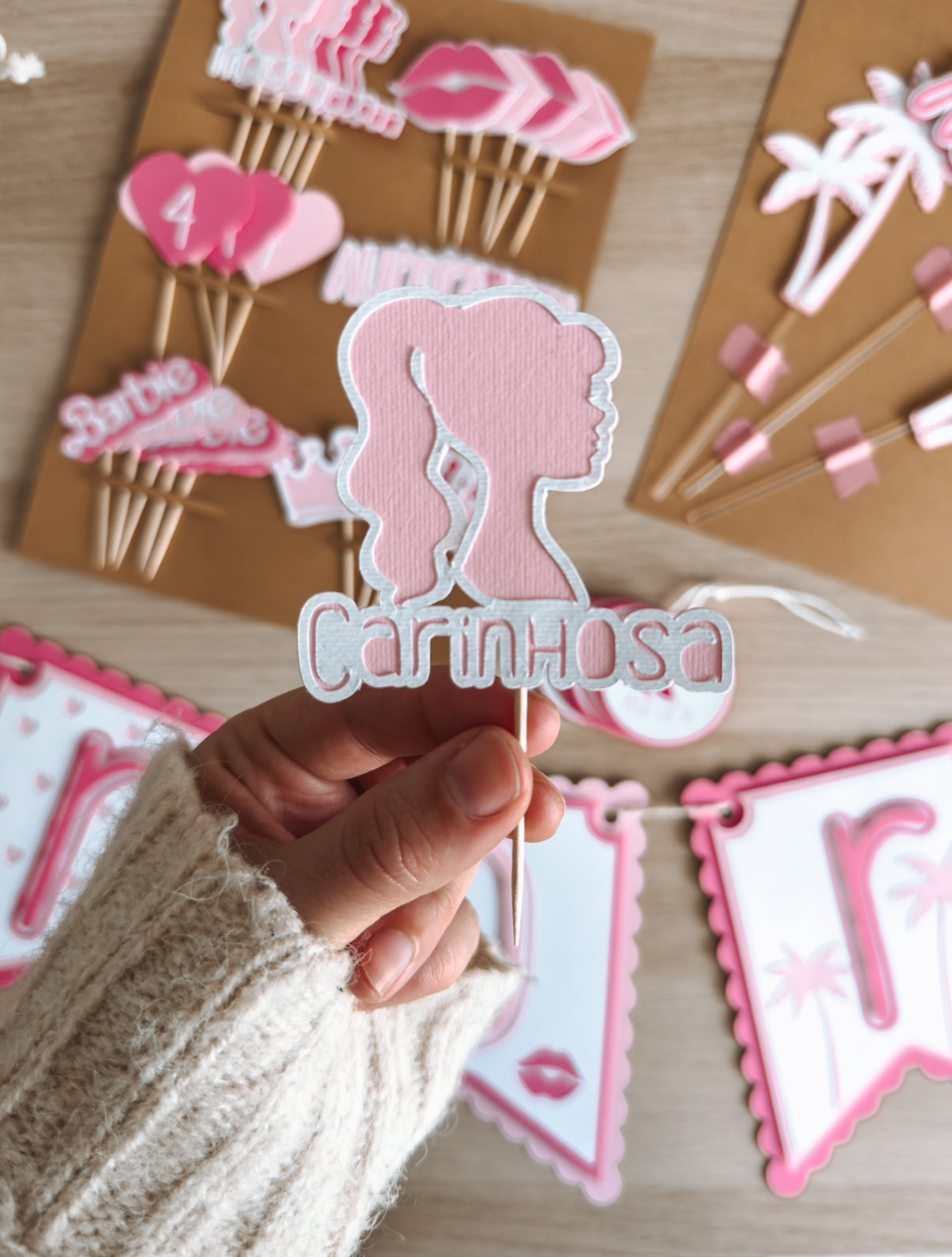 Barbie | Mini toppers tema