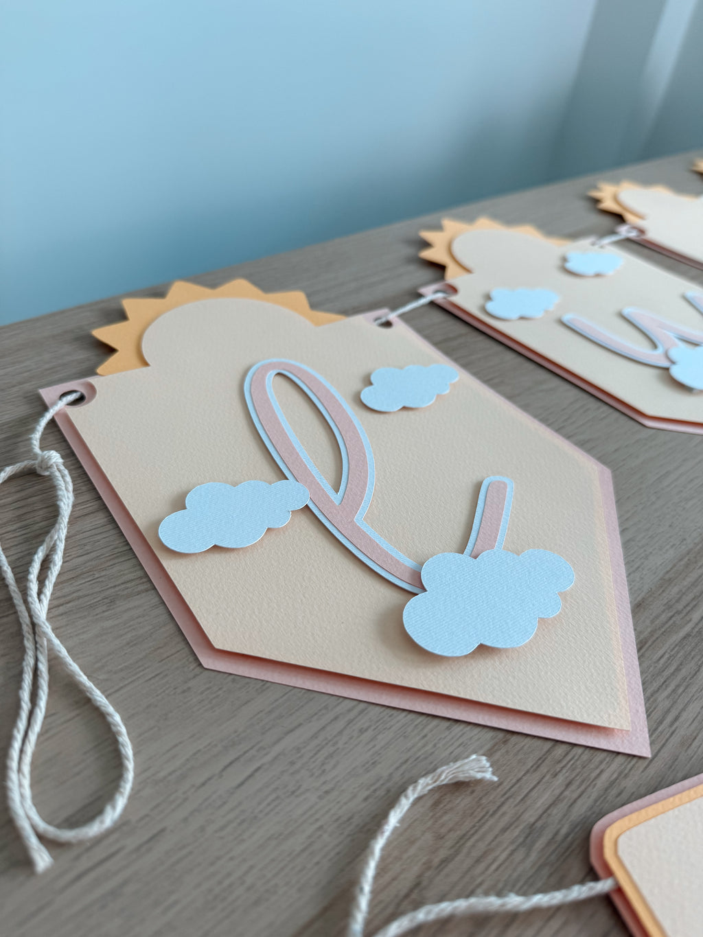 Volta ao sol rosa | Bandeirola nome