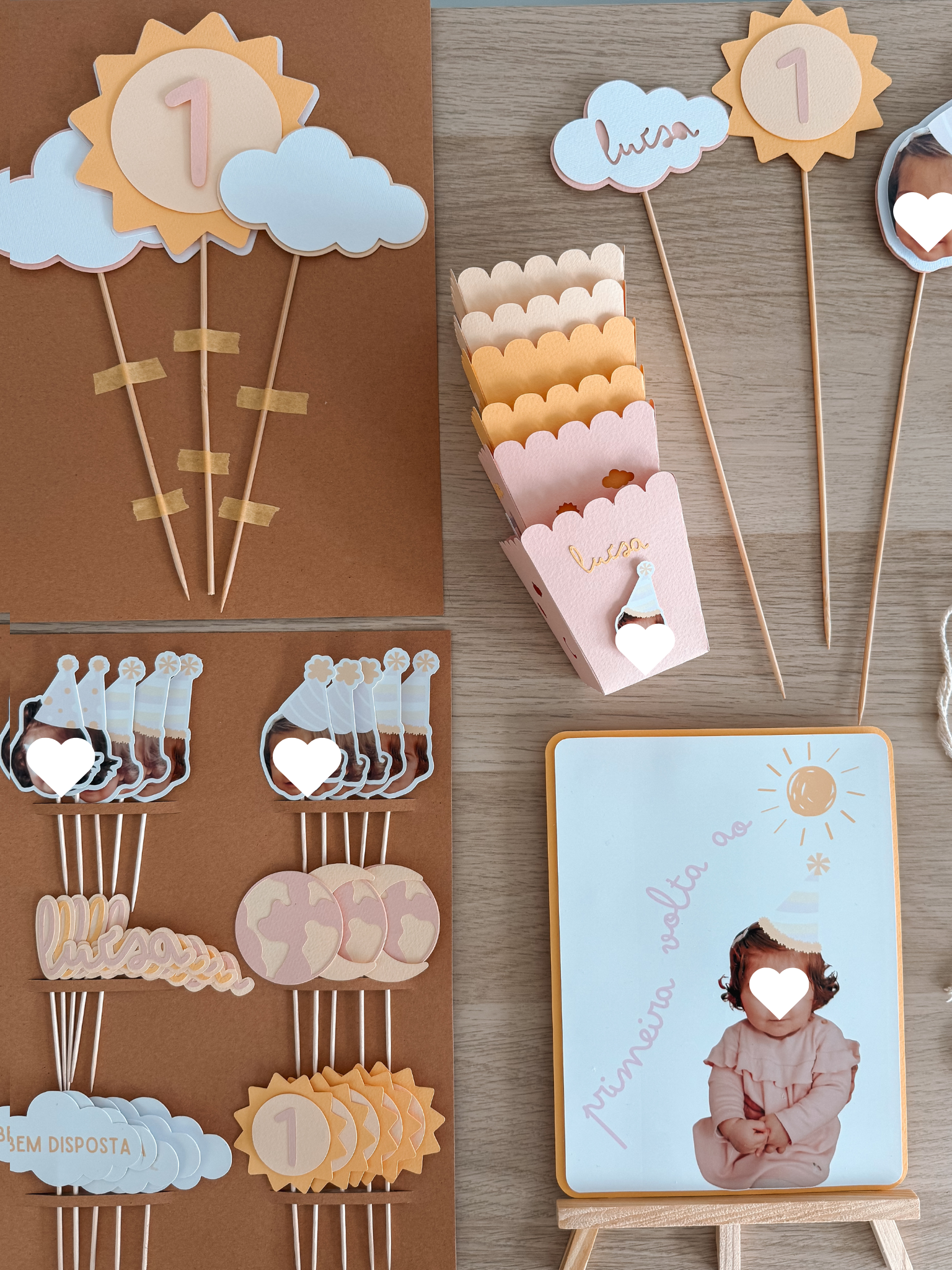 Volta ao sol rosa | Maxi toppers