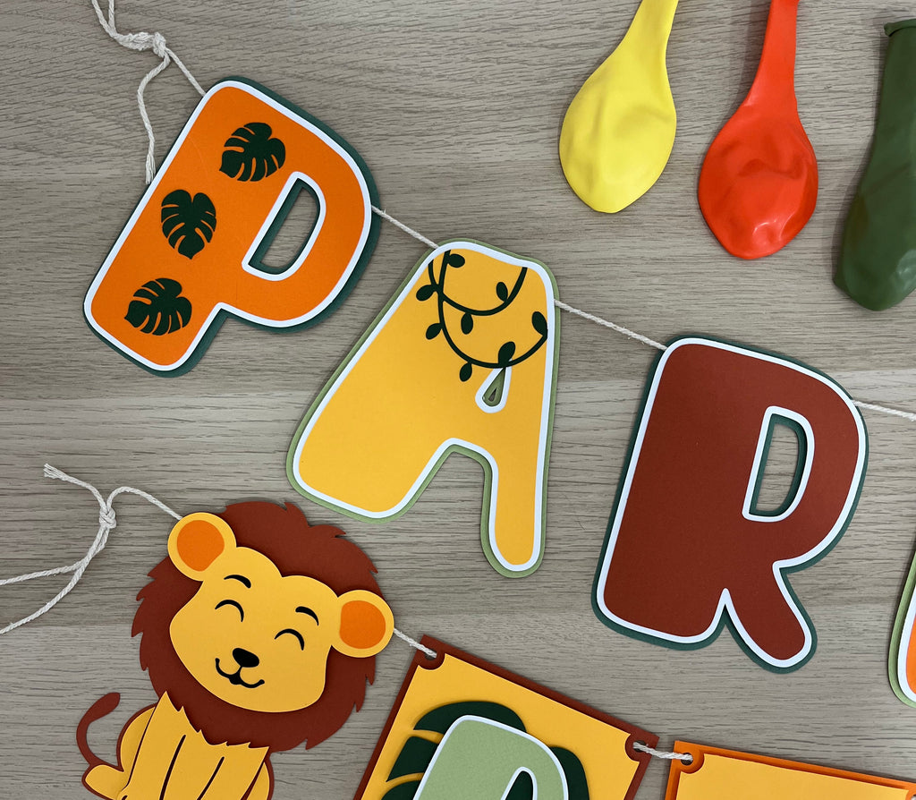 Leão | Bandeirola parabéns