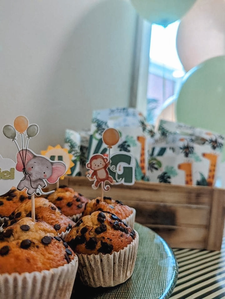 Animais balão | Mini toppers tema