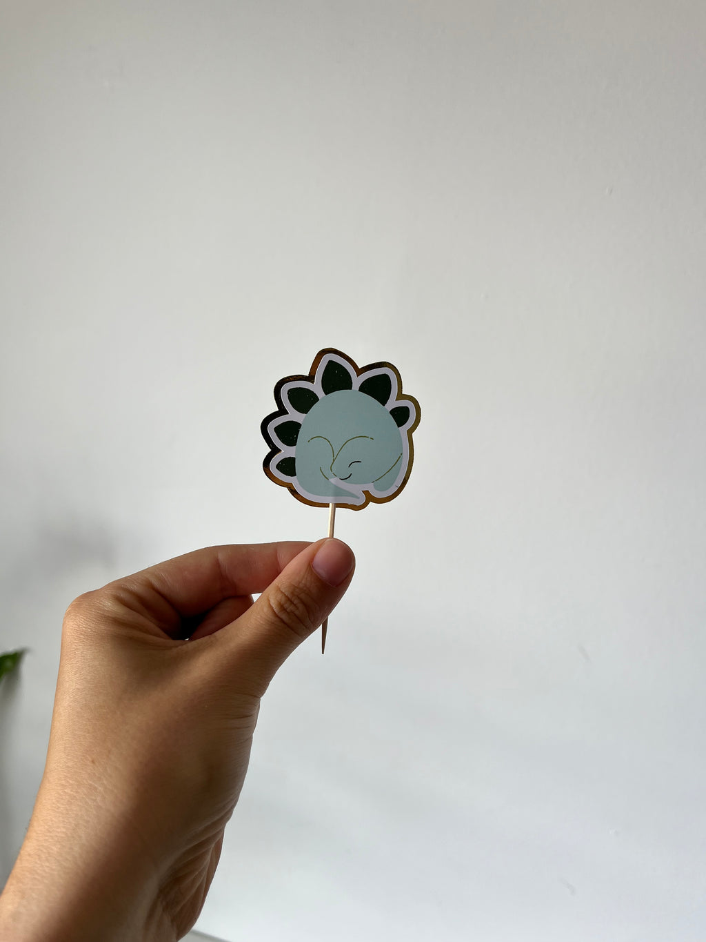 Dinossauros felizes | Mini toppers tema