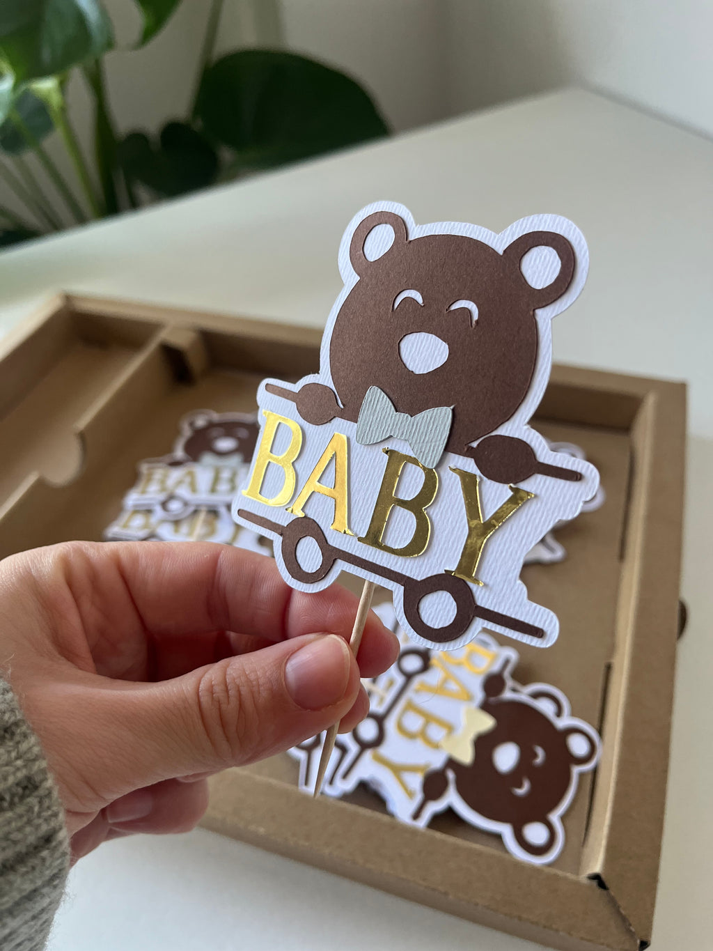 Ursinho | Mini toppers tema