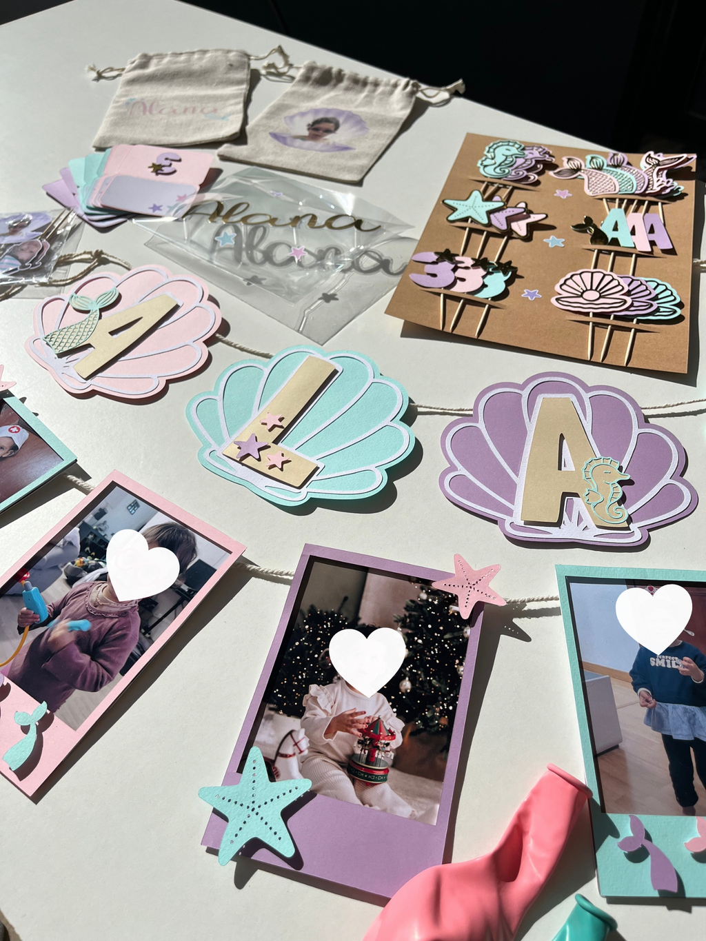 Sereia e mar | Bandeirola nome