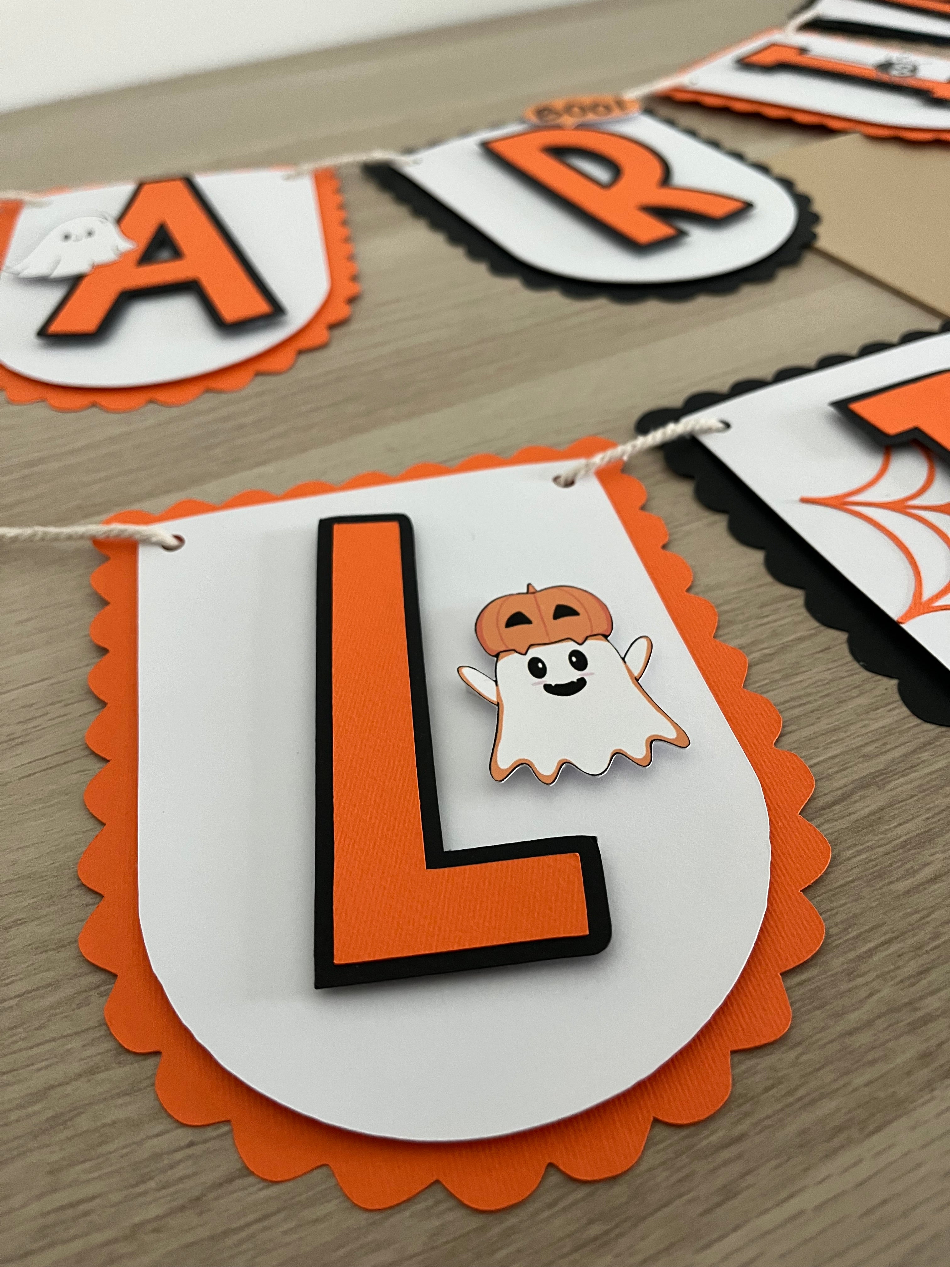 Halloween | Bandeirola nome