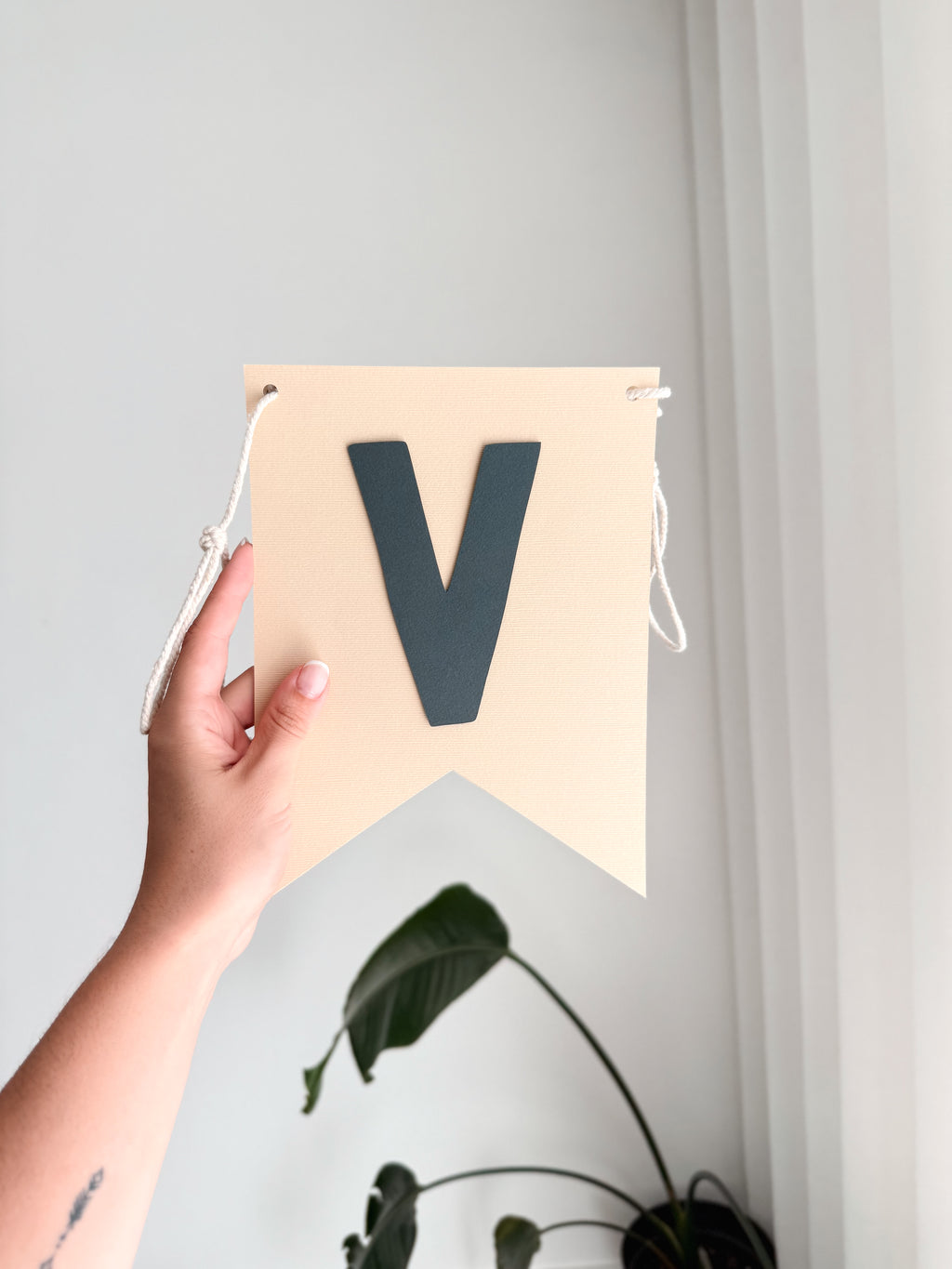 Futebol aquarela | Bandeirola nome