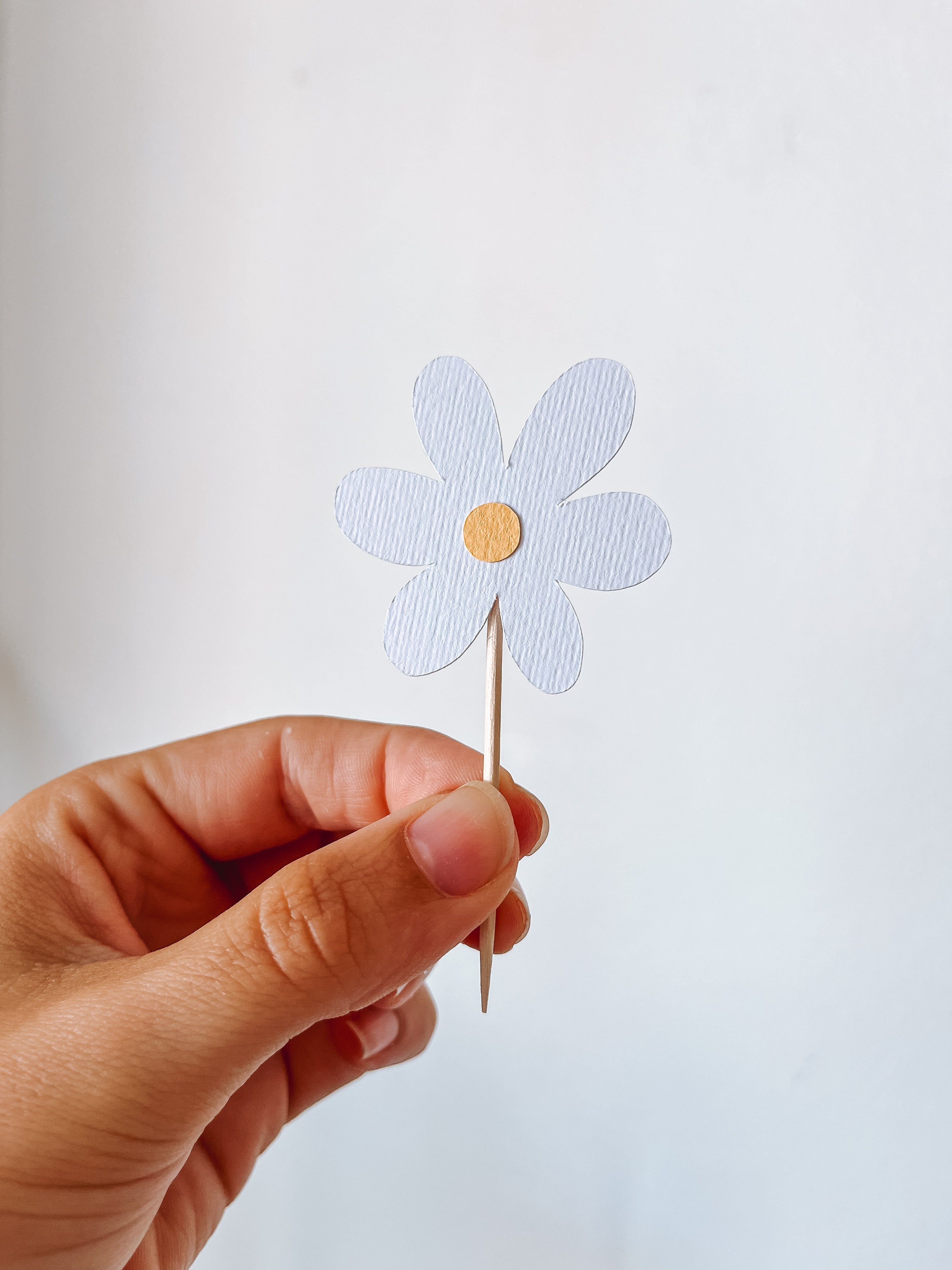 Margaridas | Mini toppers tema