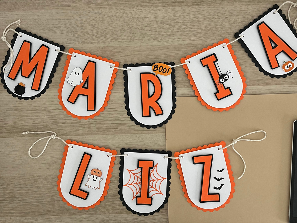 Halloween | Bandeirola nome