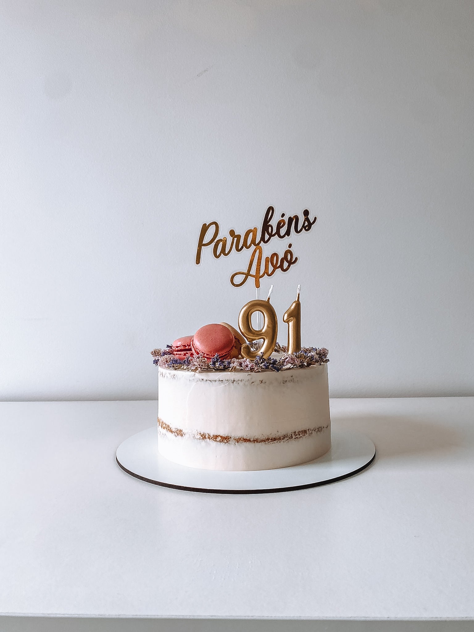 Parabéns + nome | Topo de bolo