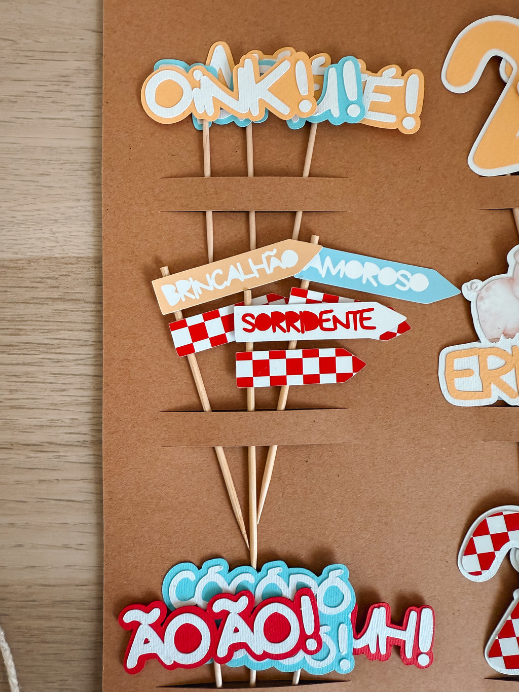 Animais da quinta | Mini toppers mix