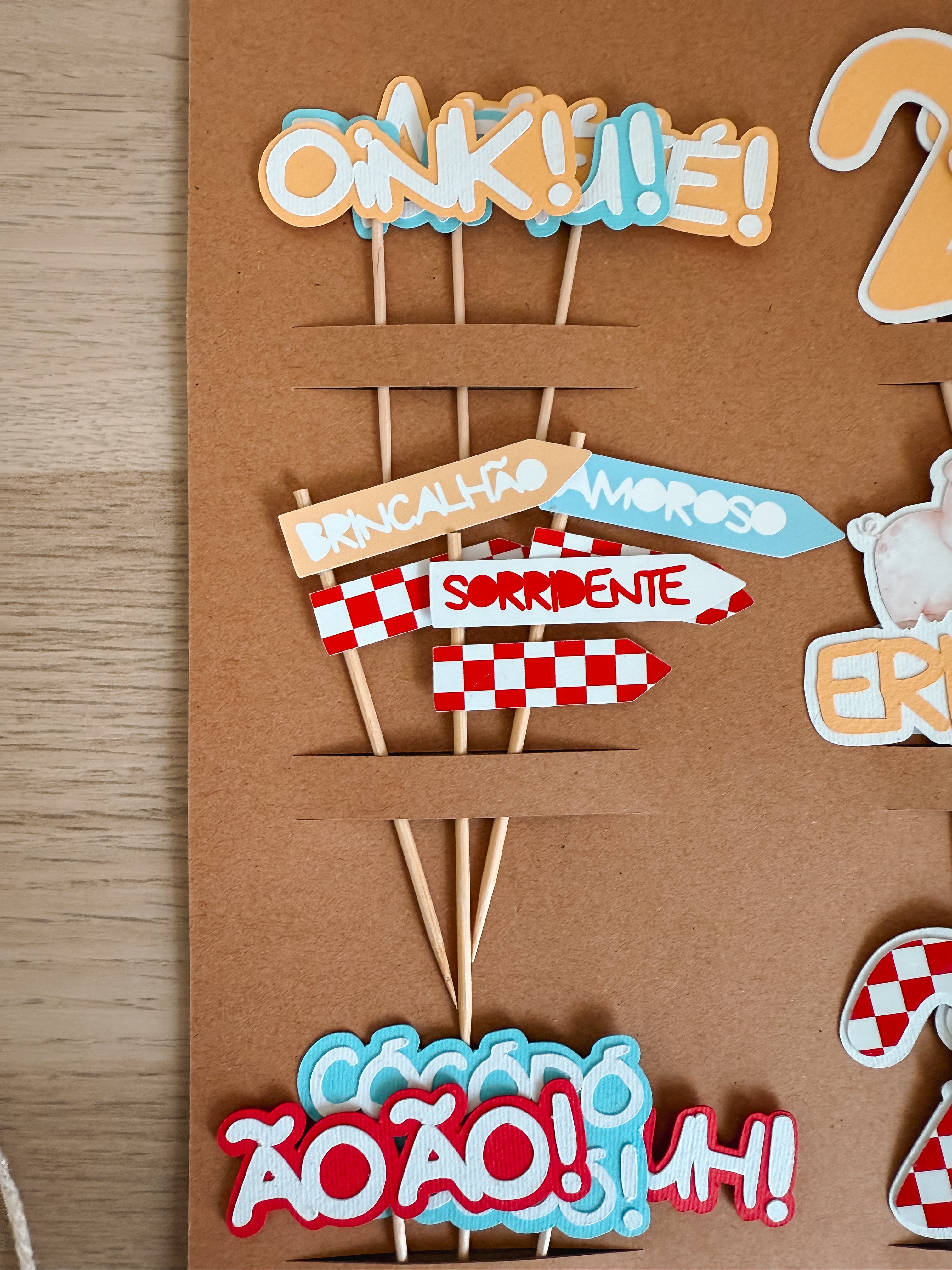 Animais da quinta | Mini toppers mix