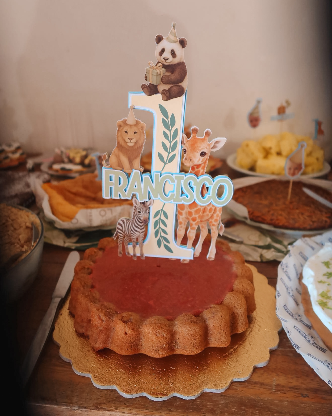 Animais 3 | Topo de bolo premium