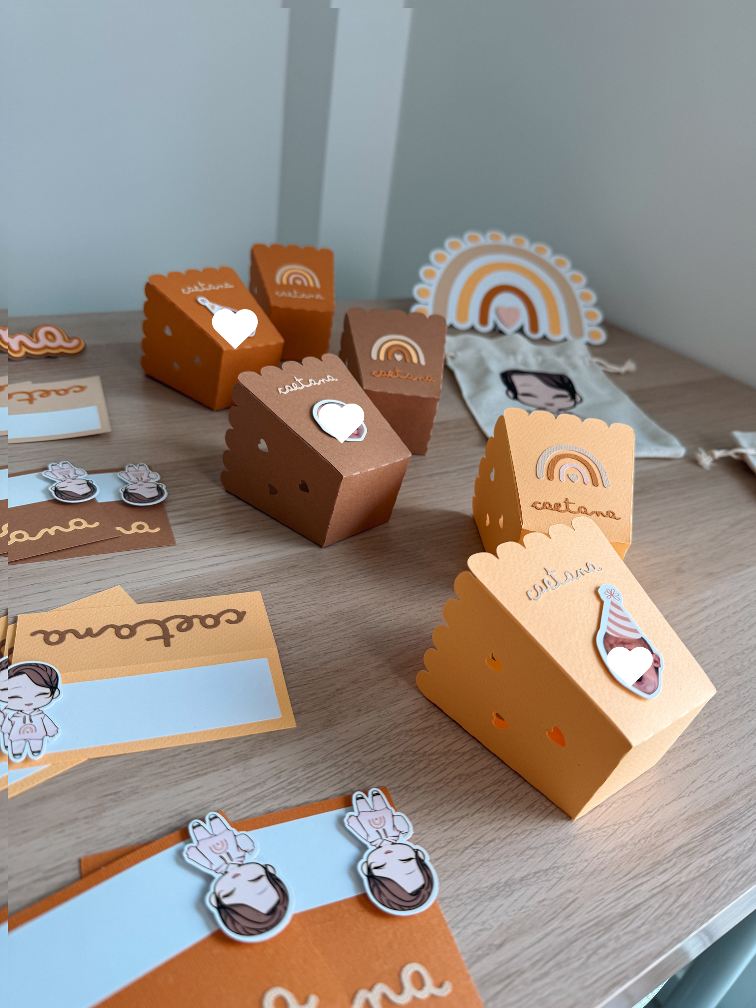 Arco íris boho | Caixas de pipocas