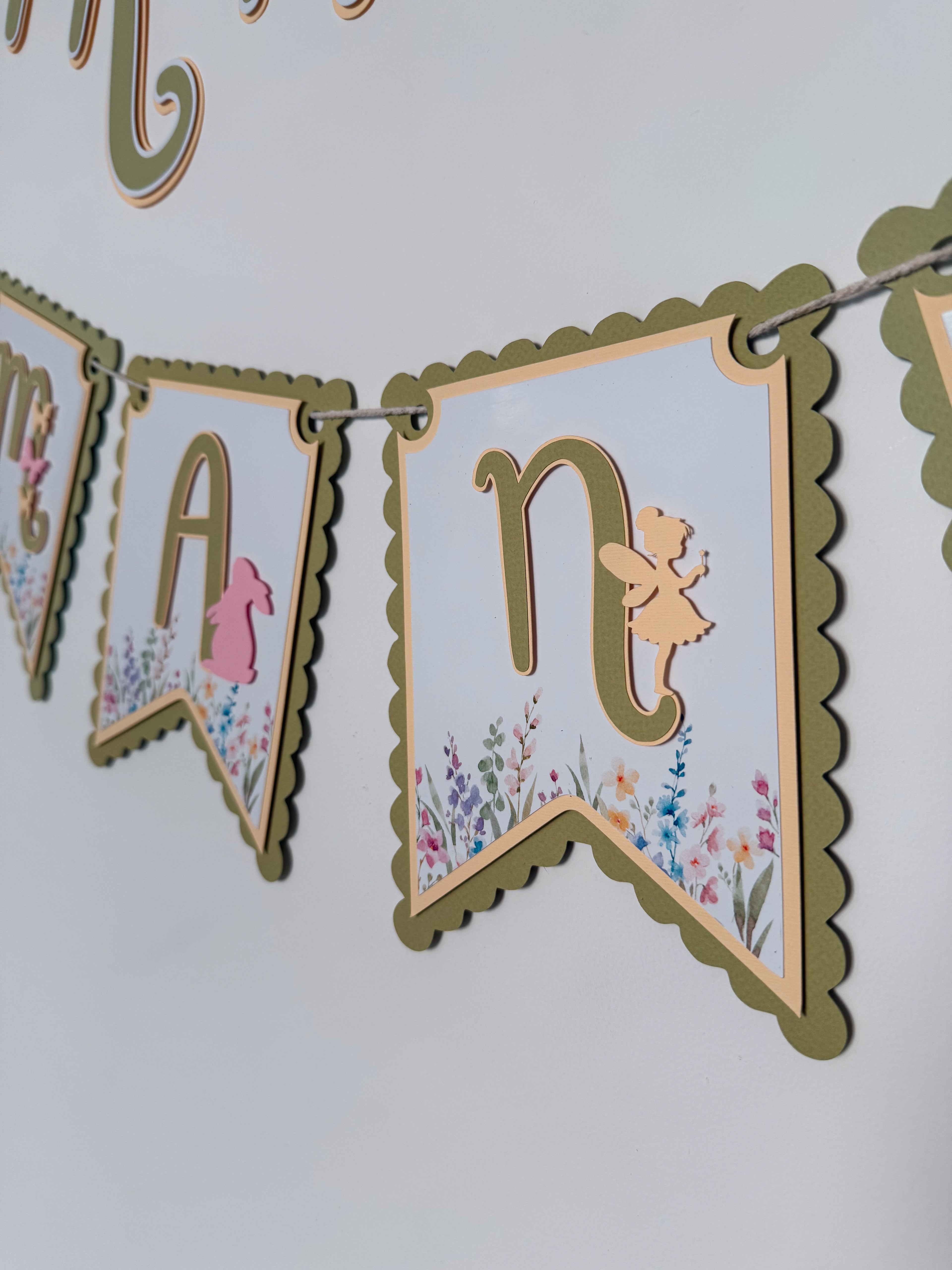 Bosque encantado | Bandeirola nome