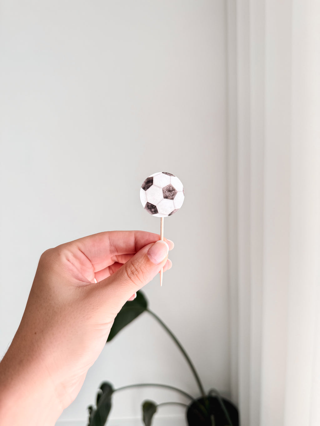 Futebol aquarela | Mini toppers mix