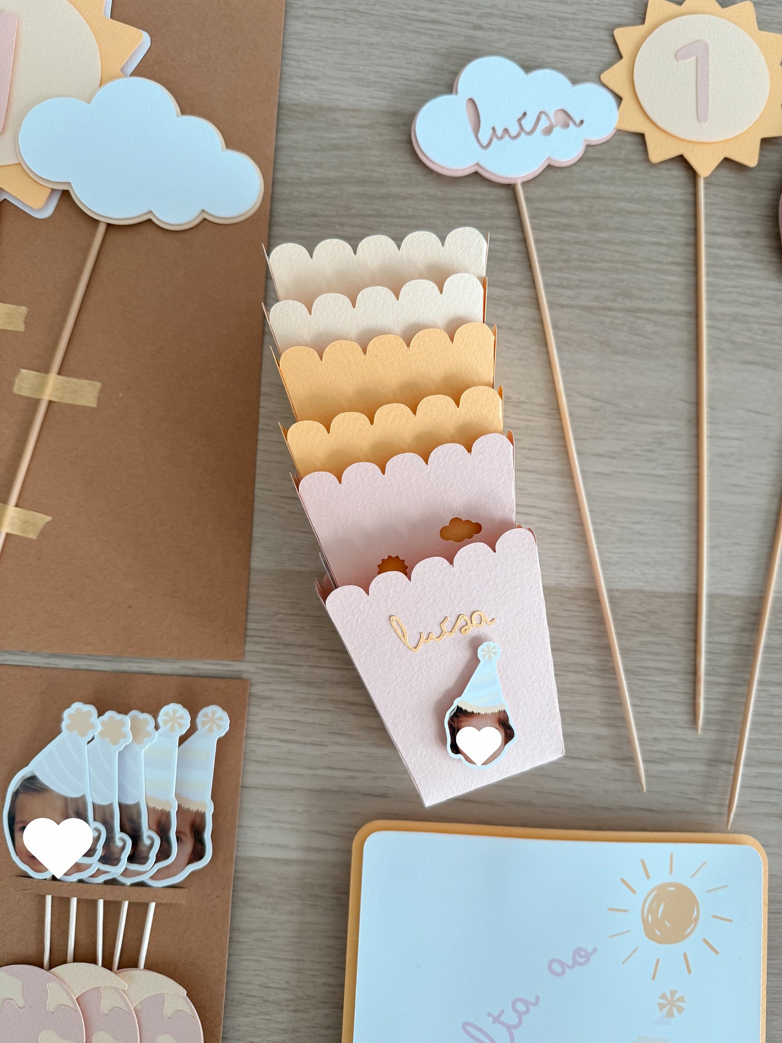 Volta ao sol rosa | Caixas de pipocas