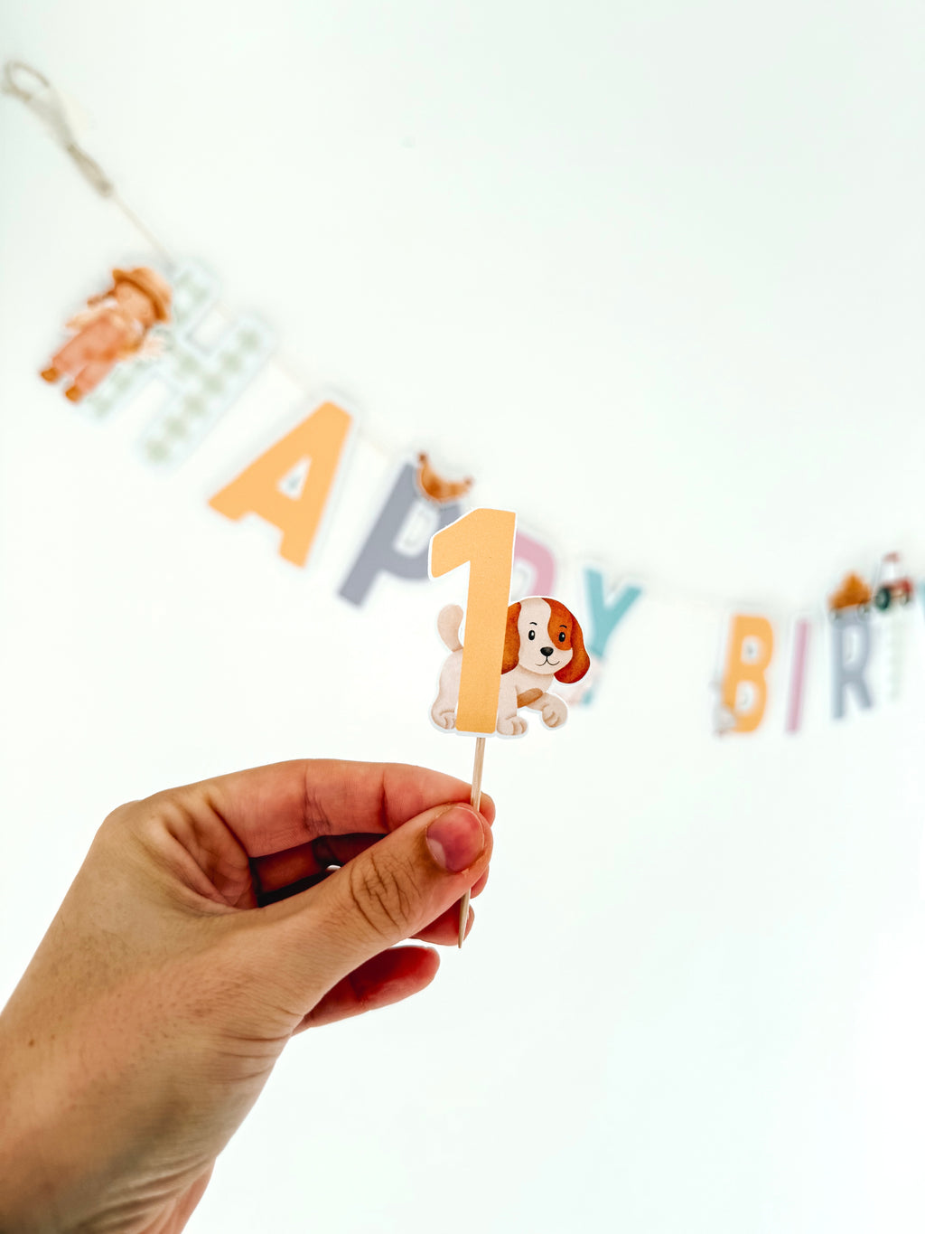 Quinta menina | mini toppers tema