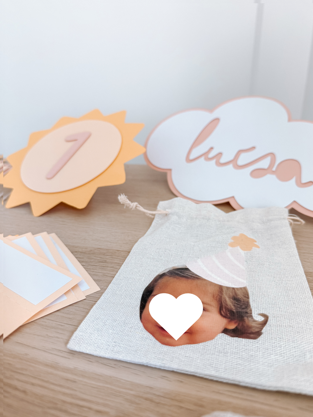 Volta ao sol rosa | Elementos decorativos