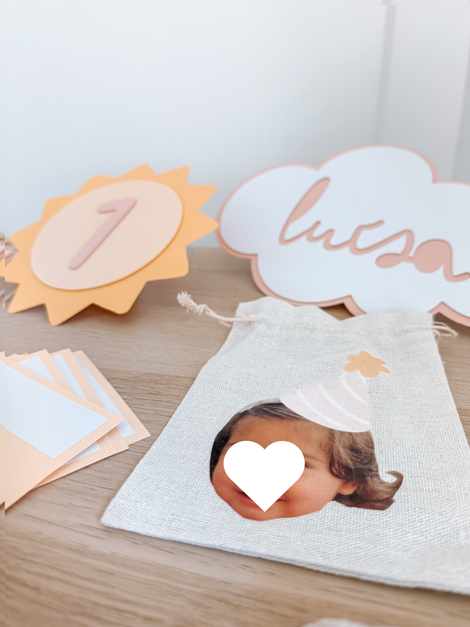 Volta ao sol rosa | Elementos decorativos