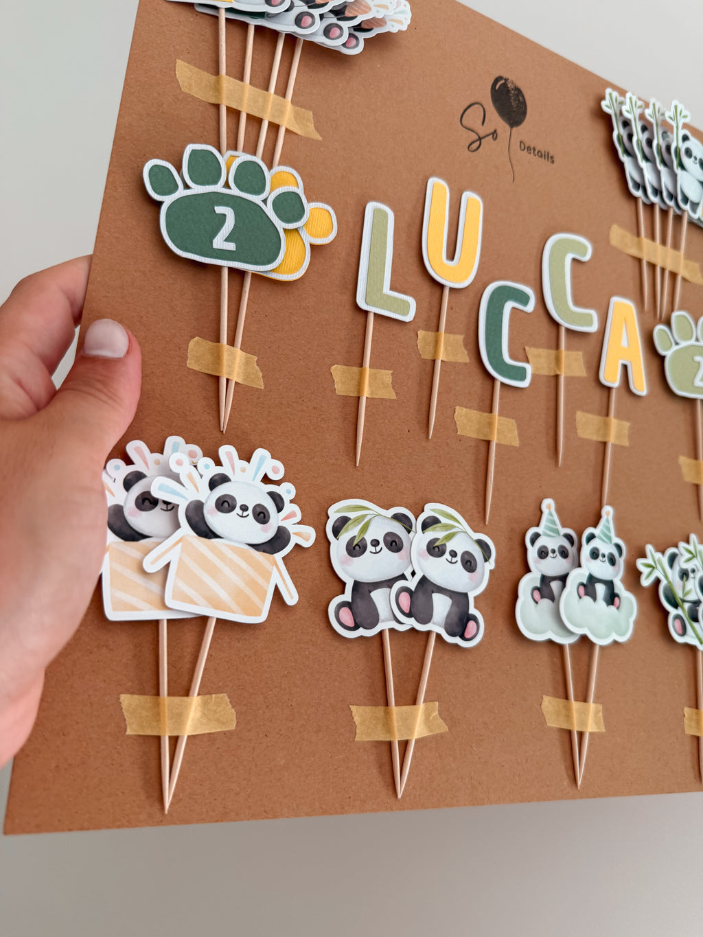 Panda | Mini toppers tema