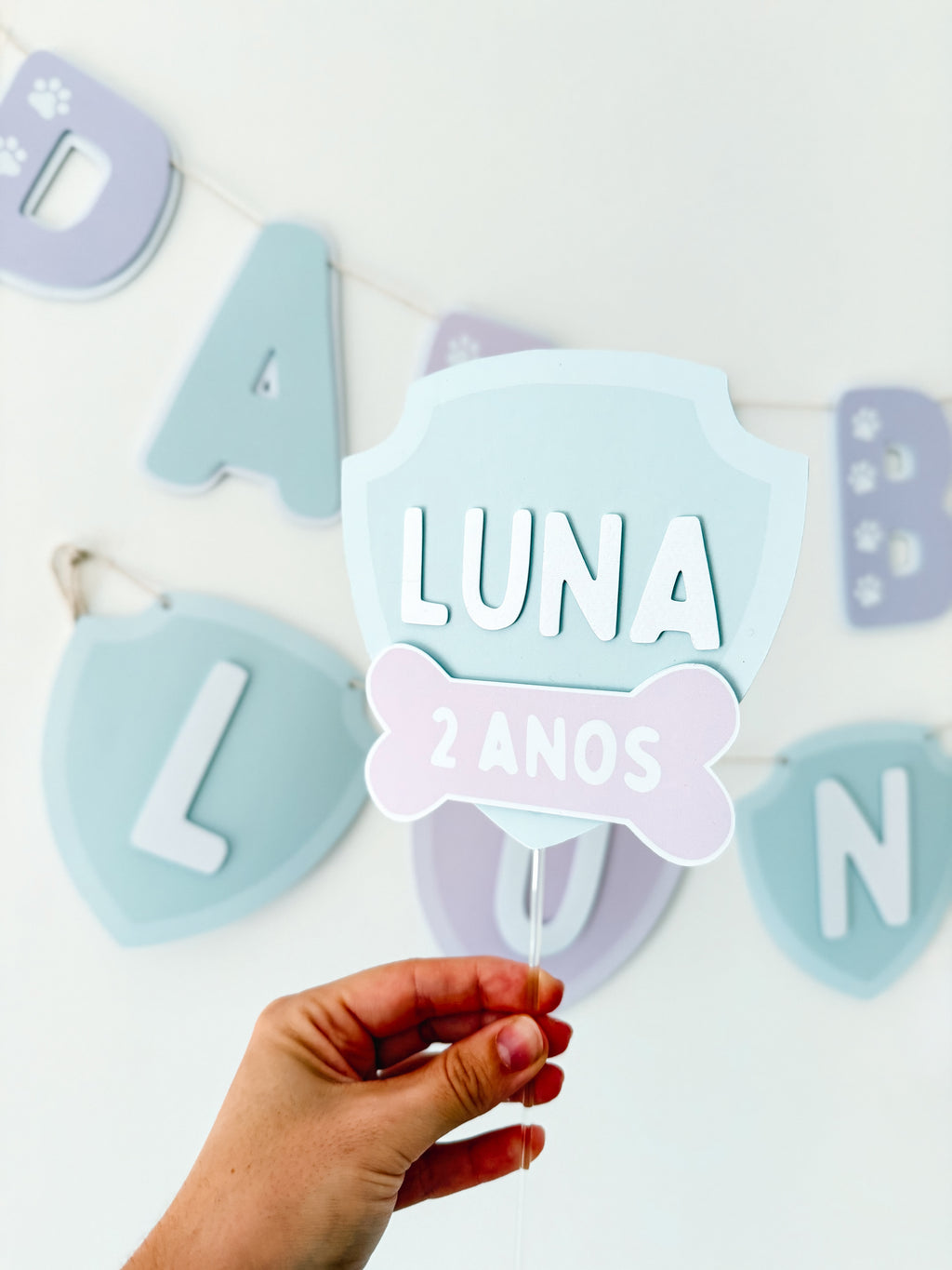 Patas em ação | topo de bolo