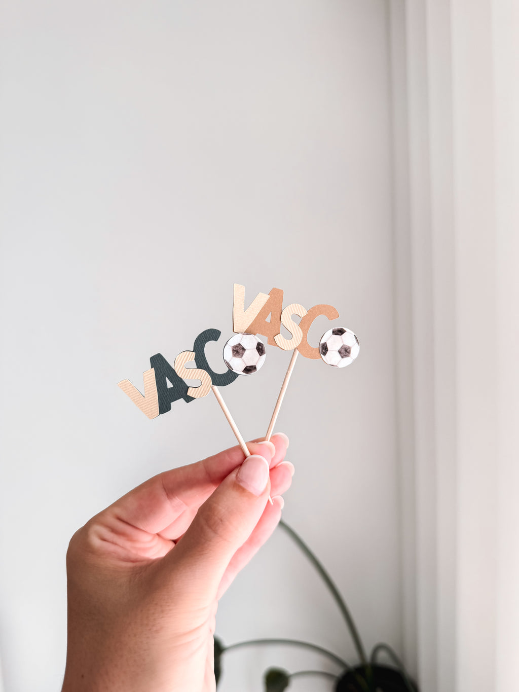 Futebol aquarela | Mini toppers mix