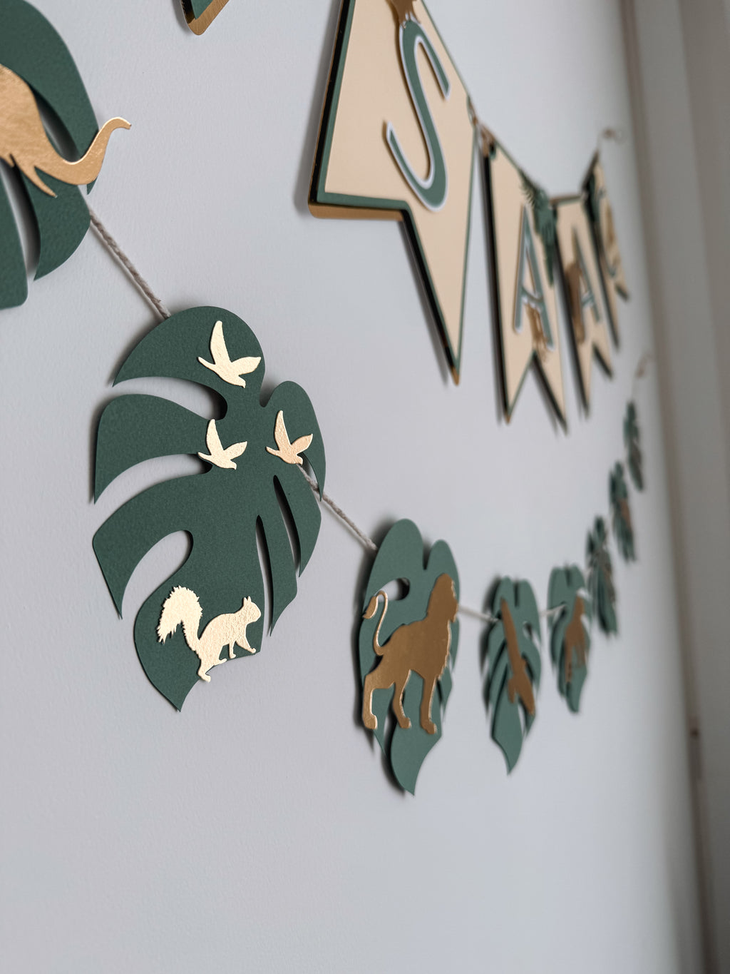 Animais gold | Bandeirola tema