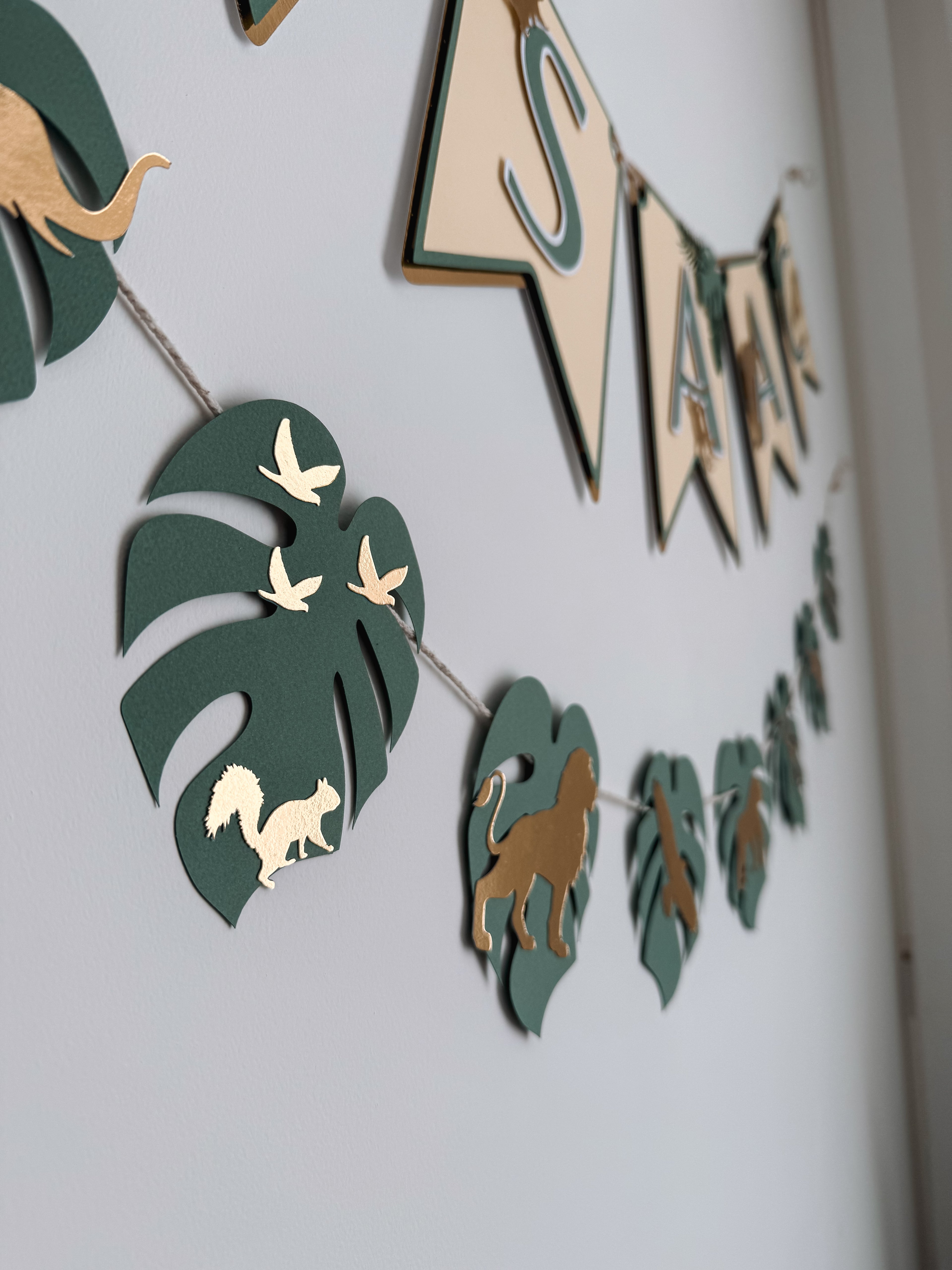 Animais gold | Bandeirola tema