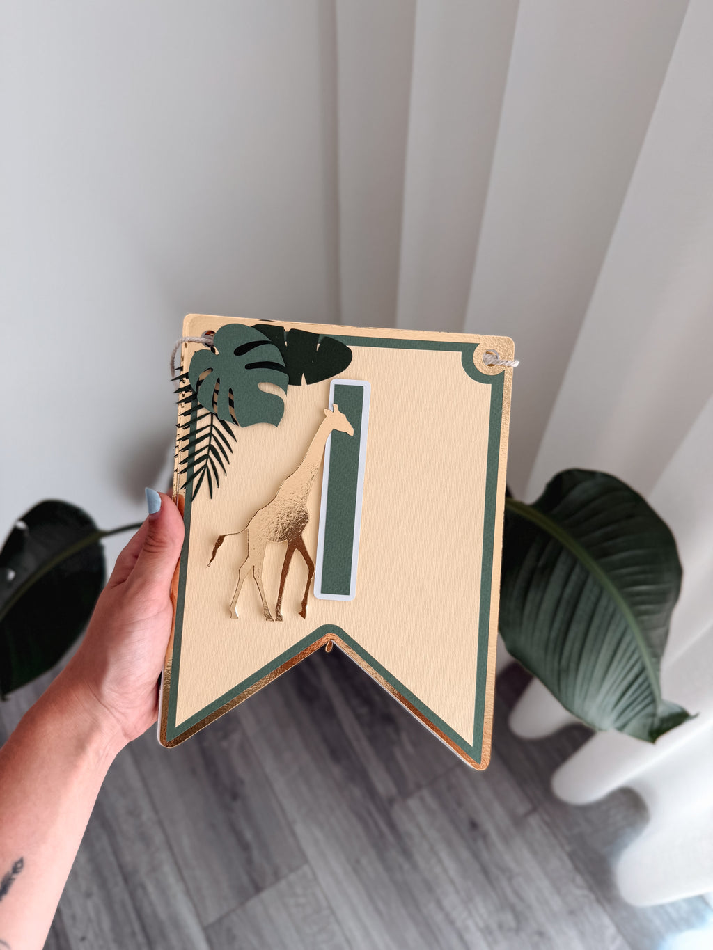 Animais gold | Bandeirola nome