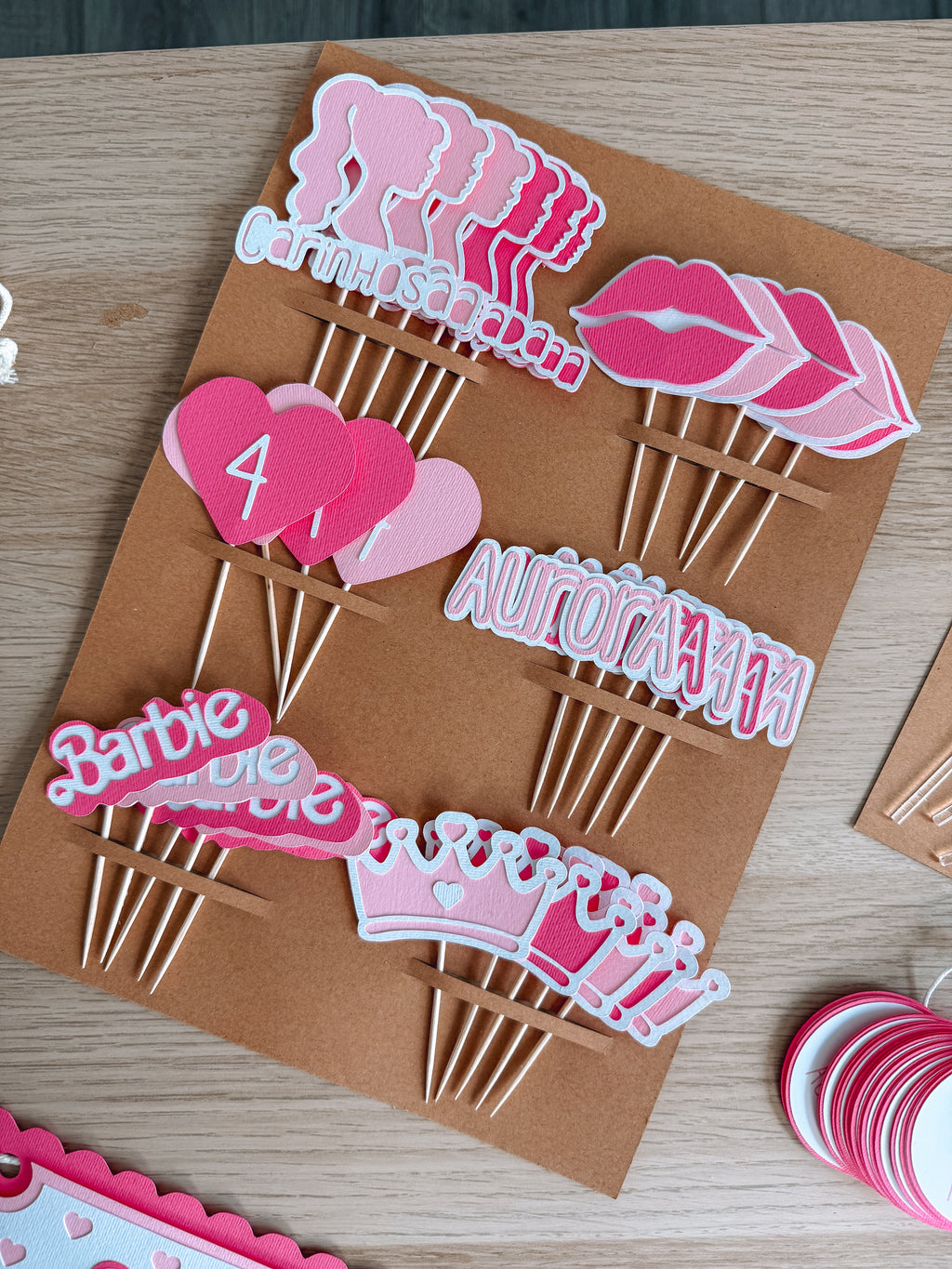 Barbie | Mini toppers tema