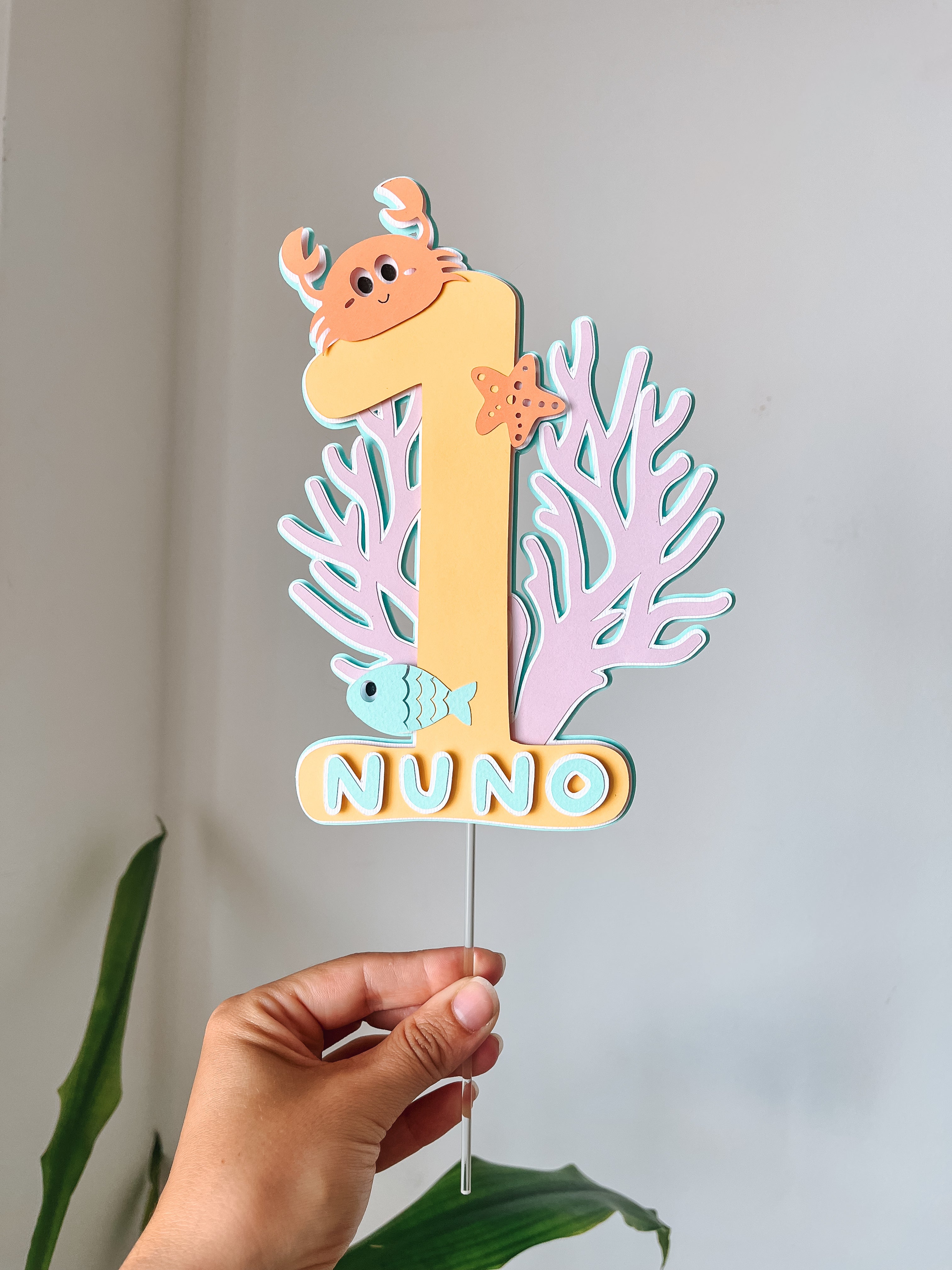 Fundo do mar | Topo de bolo premium