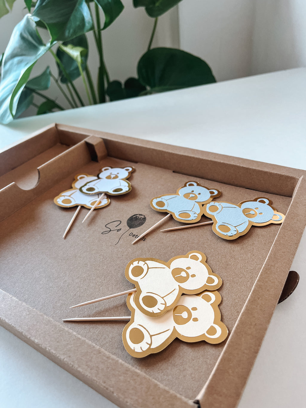 Ursinho | Mini toppers tema