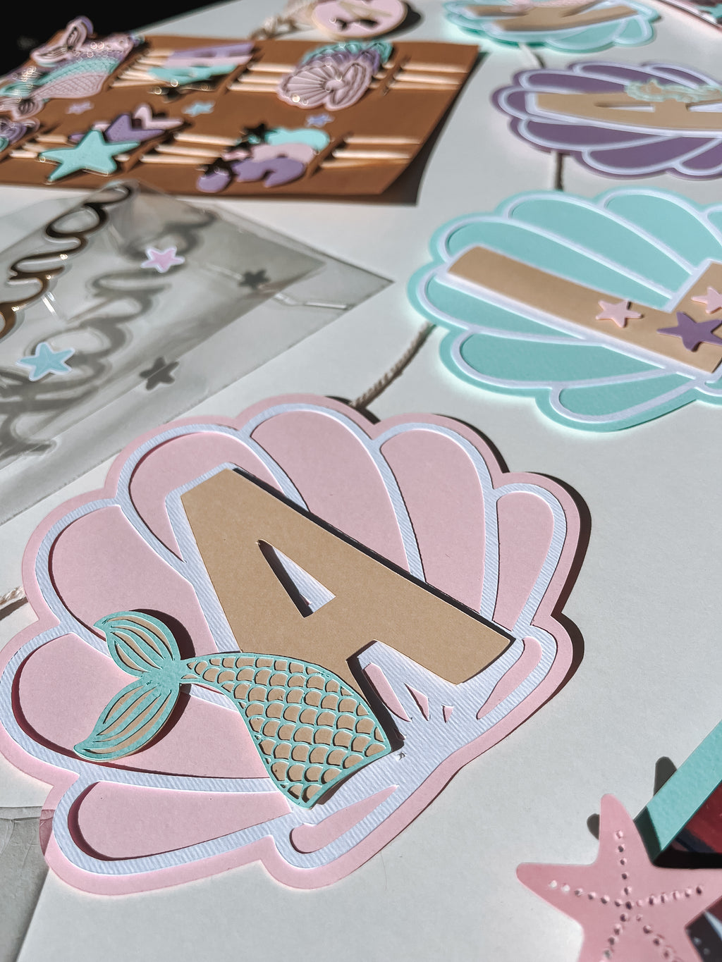 Sereia e mar | Bandeirola nome