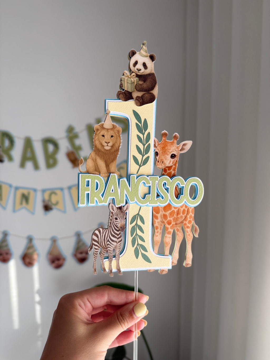 Animais 3 | Topo de bolo premium