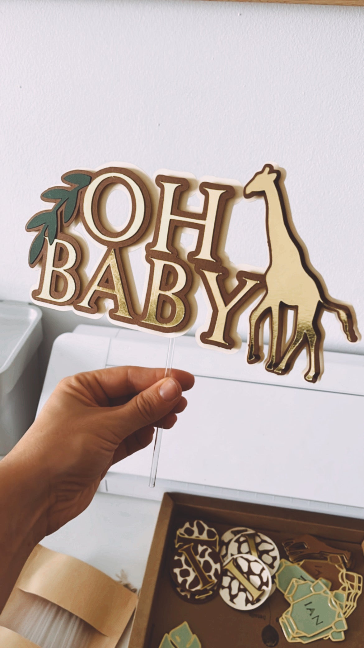 Animal print | Topo de bolo vários elementos