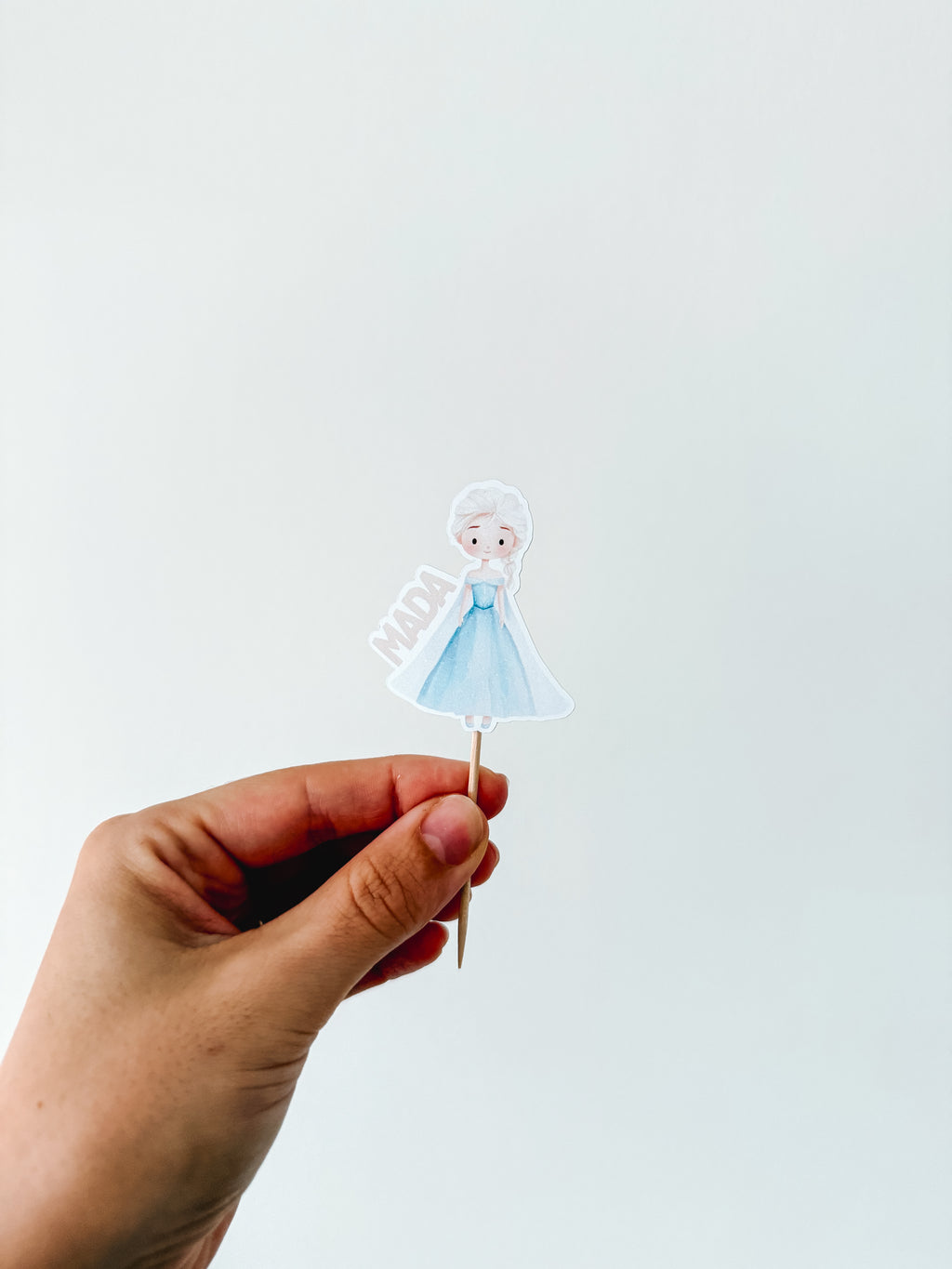 Princesas do Inverno| Mini toppers tema