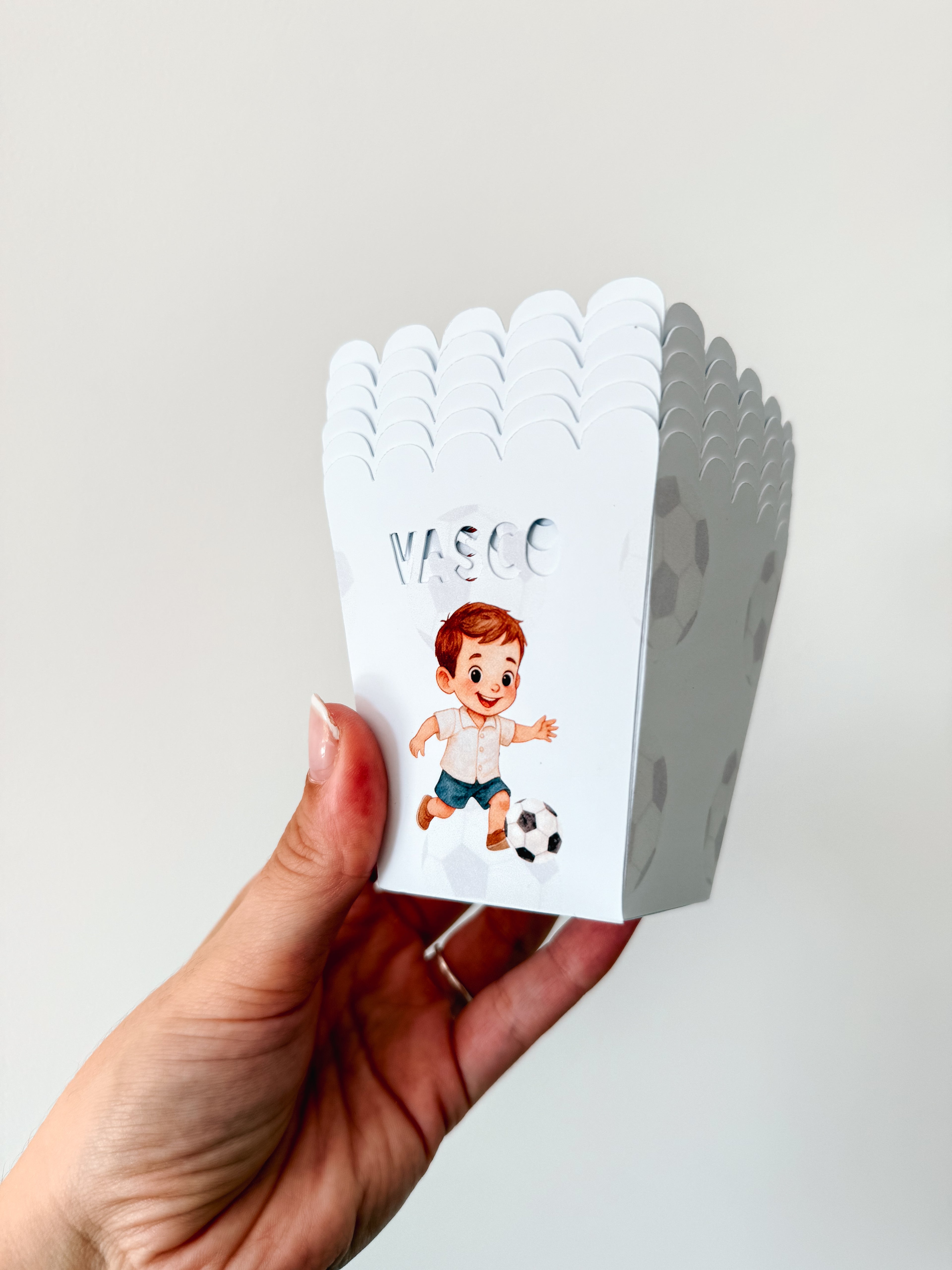 Futebol aquarela | Caixa de pipocas