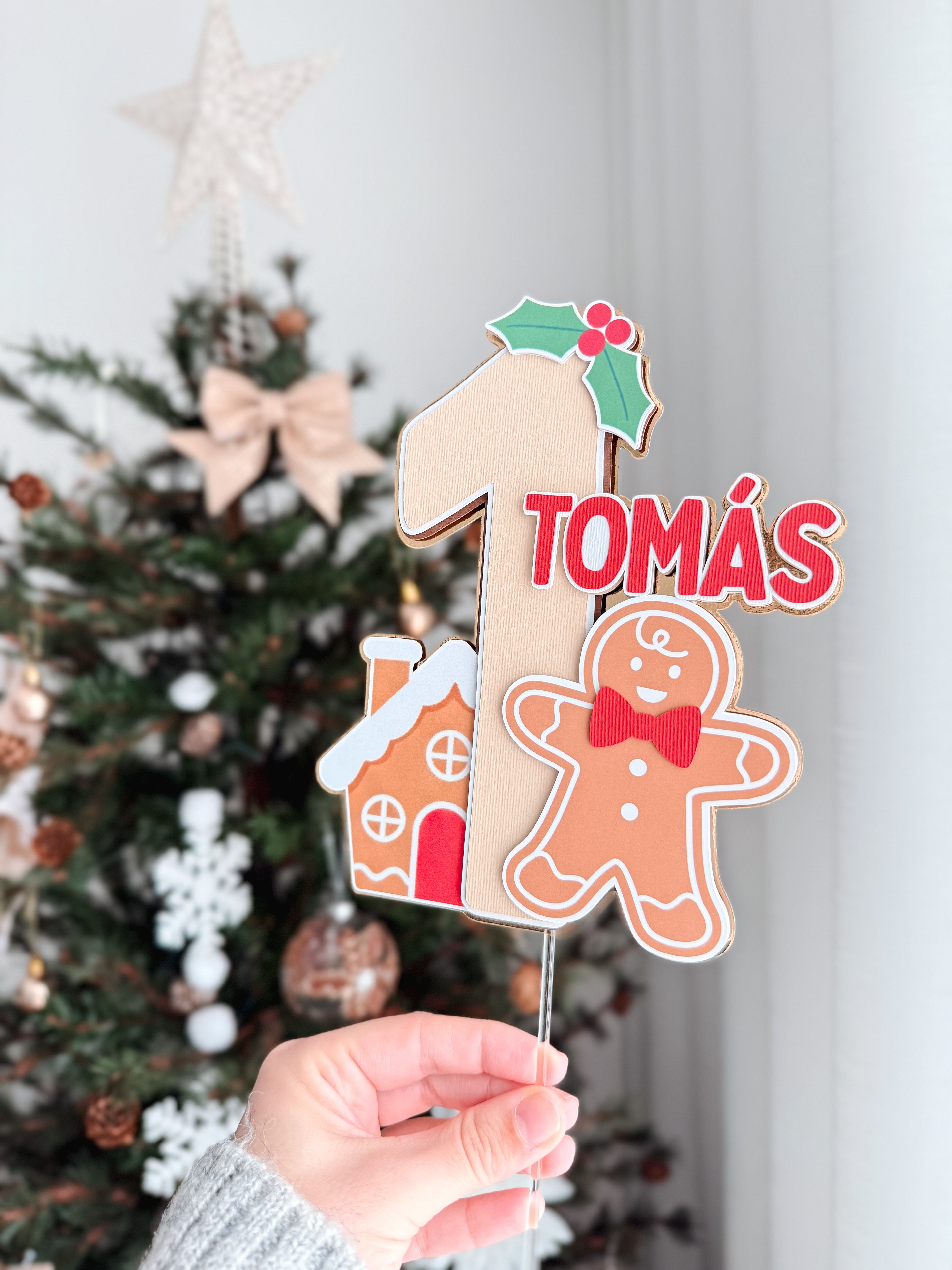 Gingerbread | topo de bolo premium