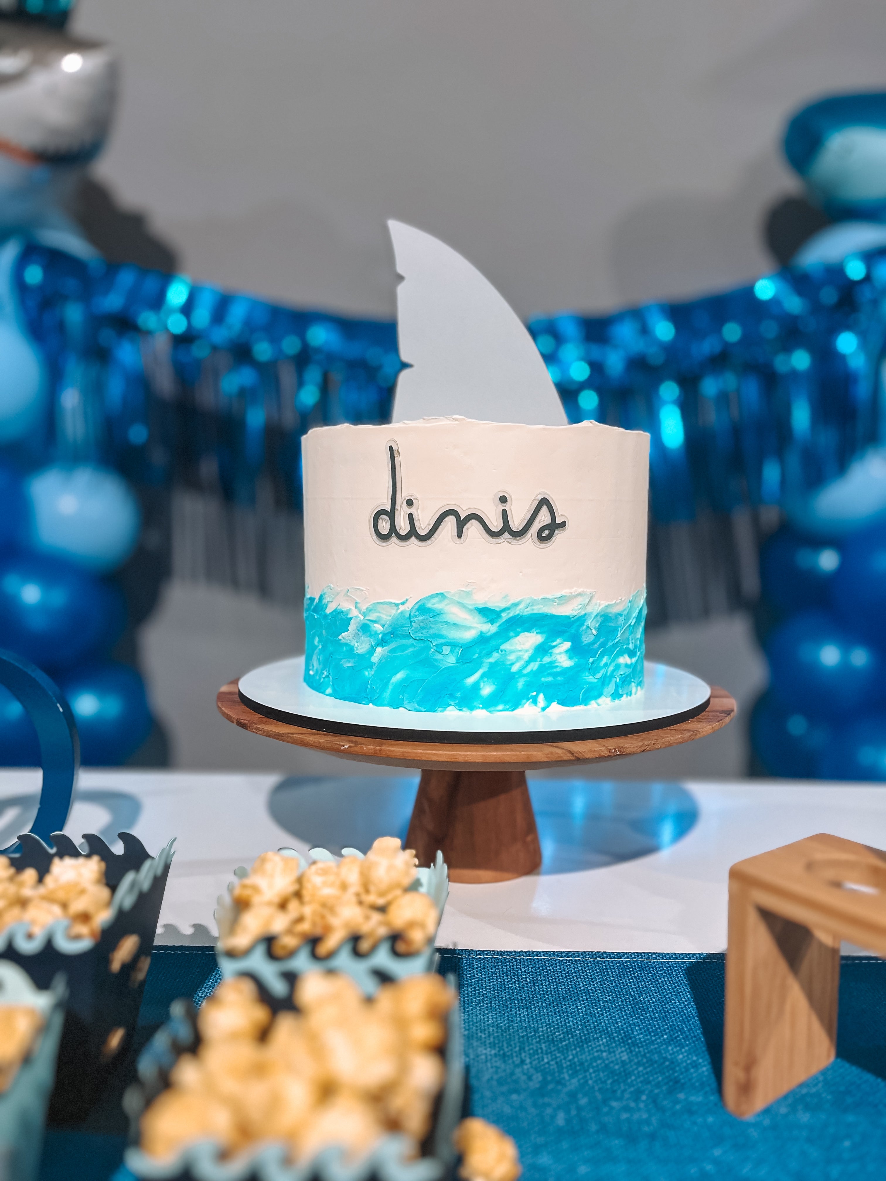 Tubarão | Topo de bolo simples