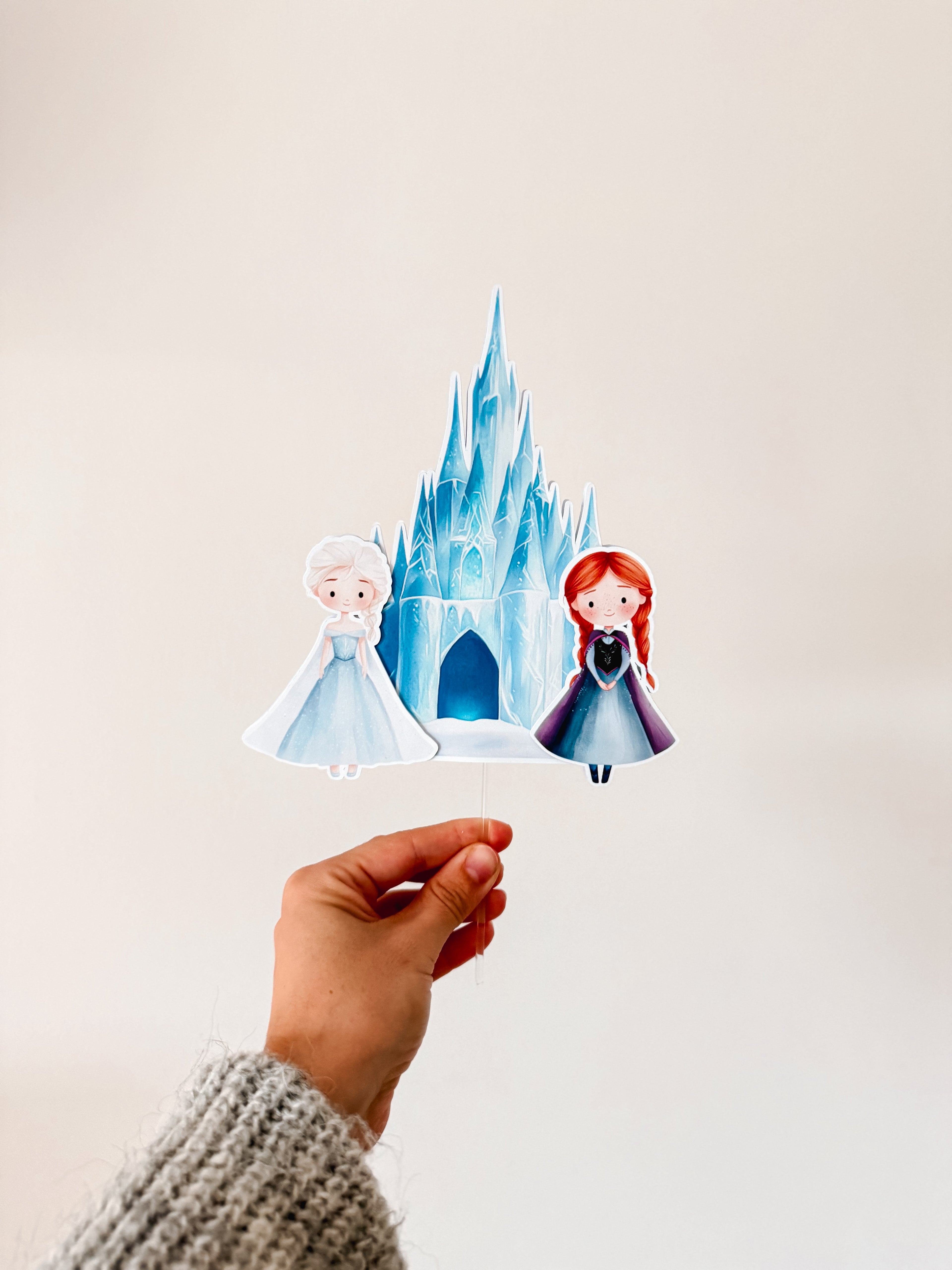 Princesas do Inverno | Topo de bolo vários