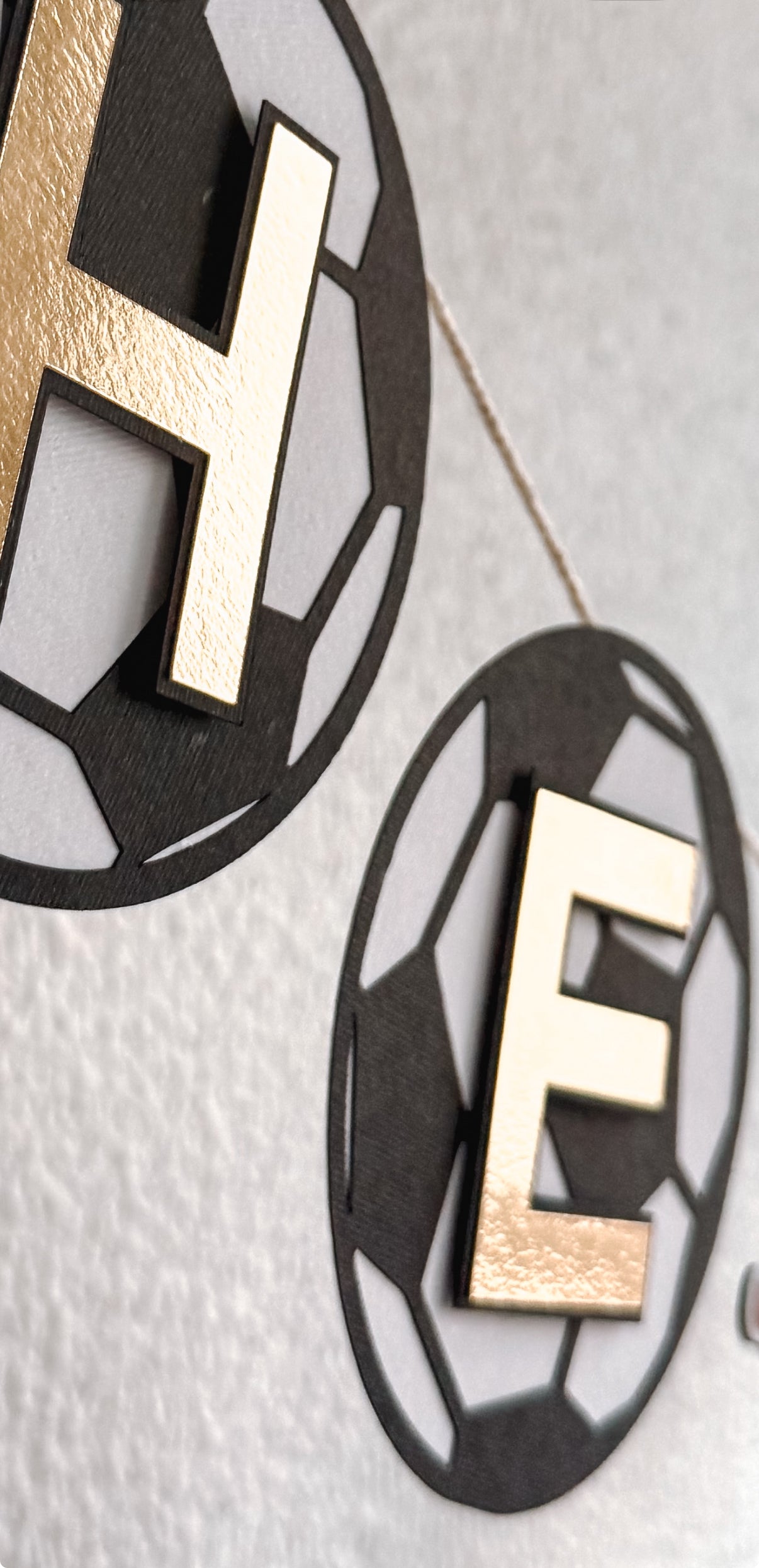 Bolas de futebol | Bandeirola nome