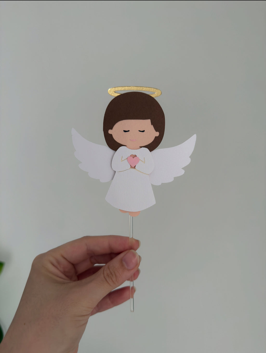 Menina Batismo |  Topo de bolo vários elementos