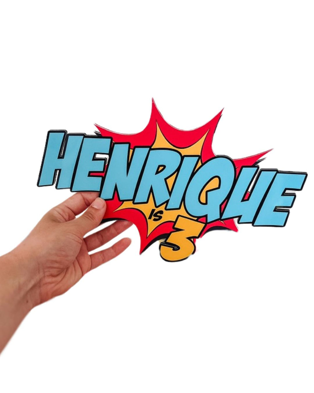 Super heróis | Elemento decorativo A4