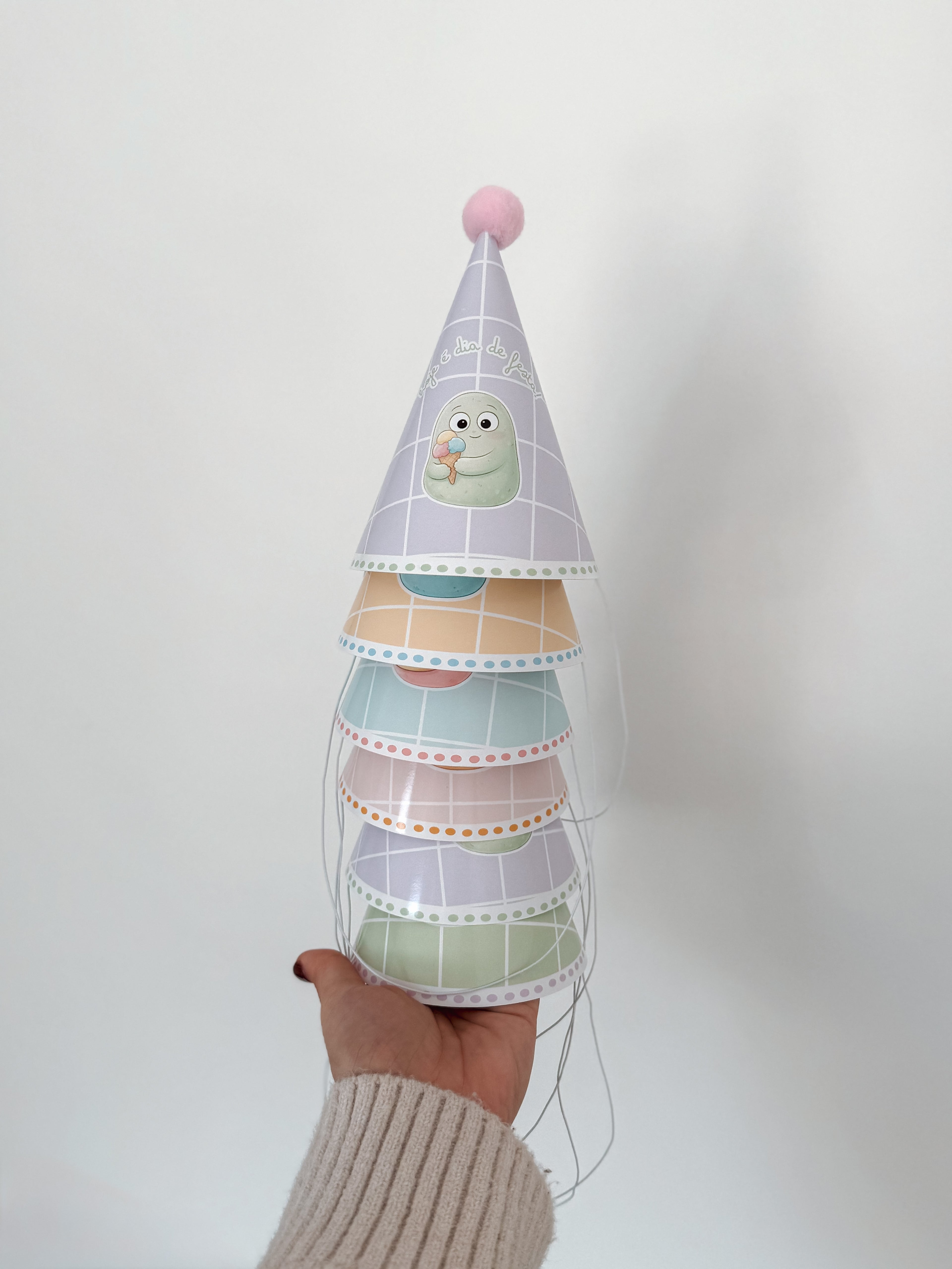 Bubble gum | Chapéus de festa